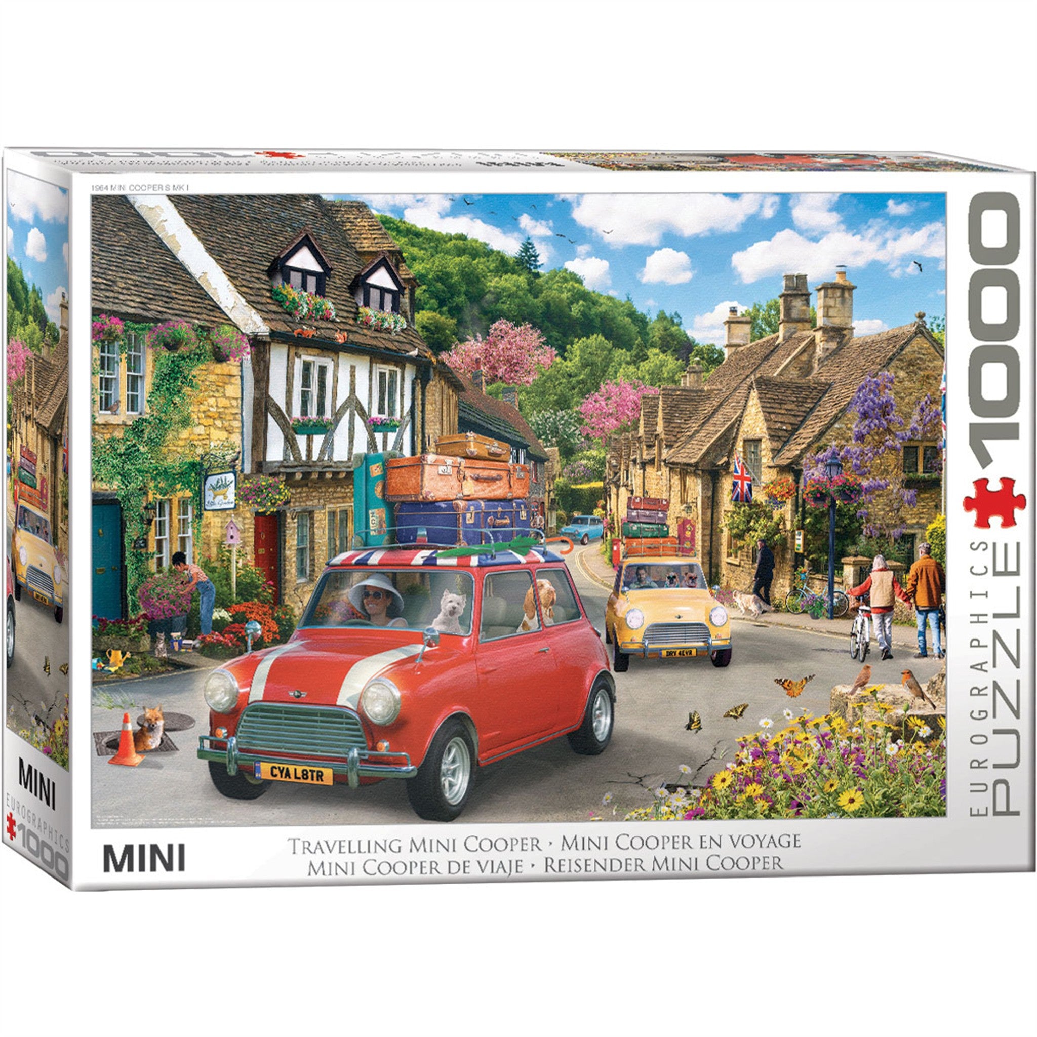 Traveling Mini Cooper 1000 Piece Puzzle
