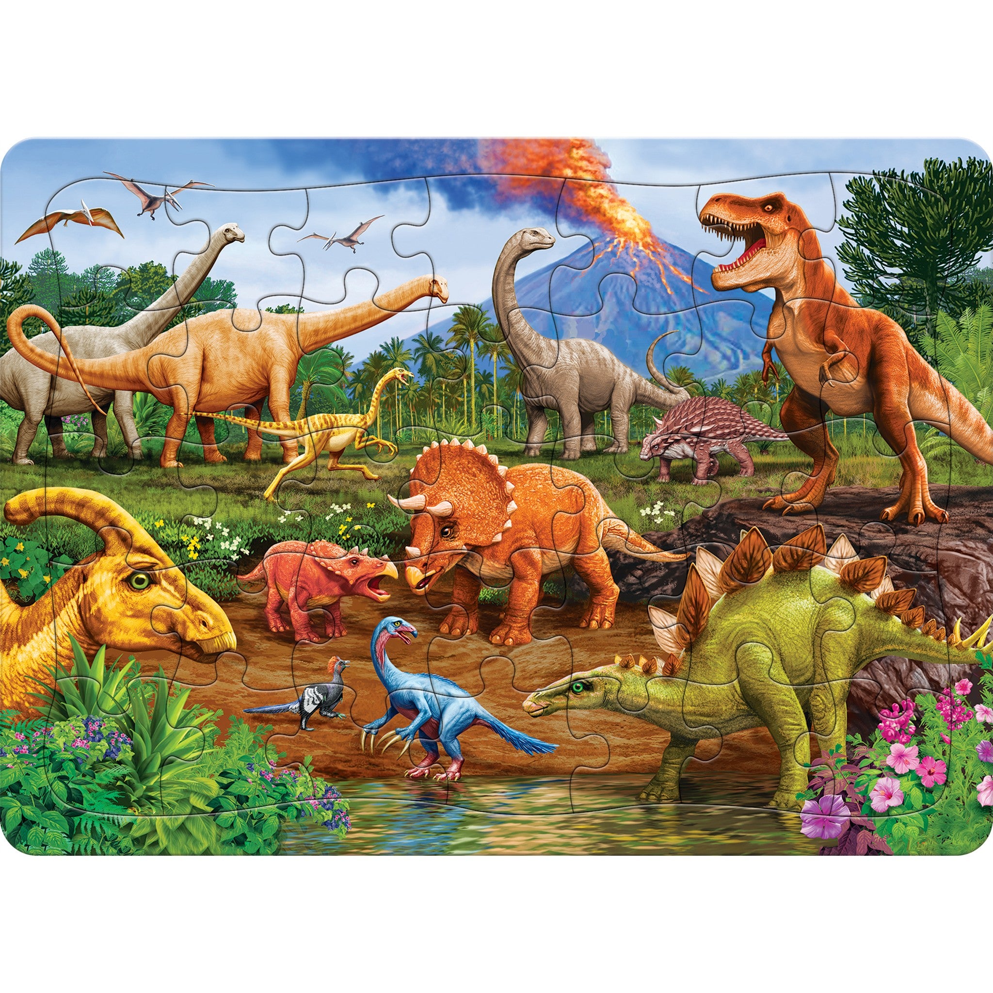 Triceratops & Friends 35 Piece Tray Puzzle