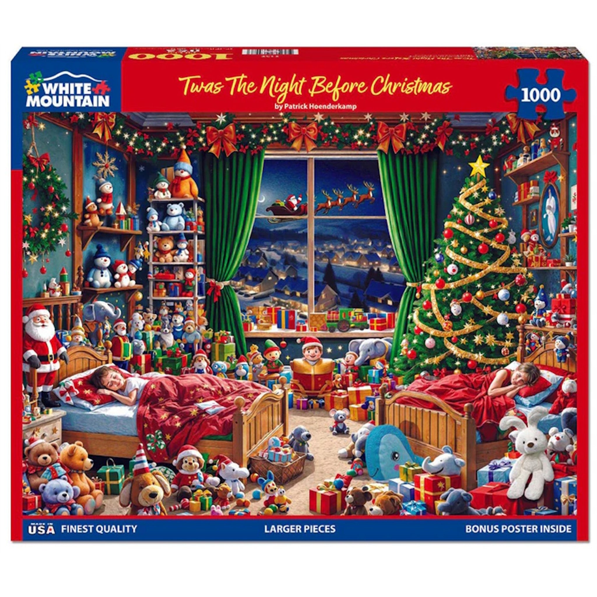Twas The Night Before Christmas 1000 Piece Puzzle