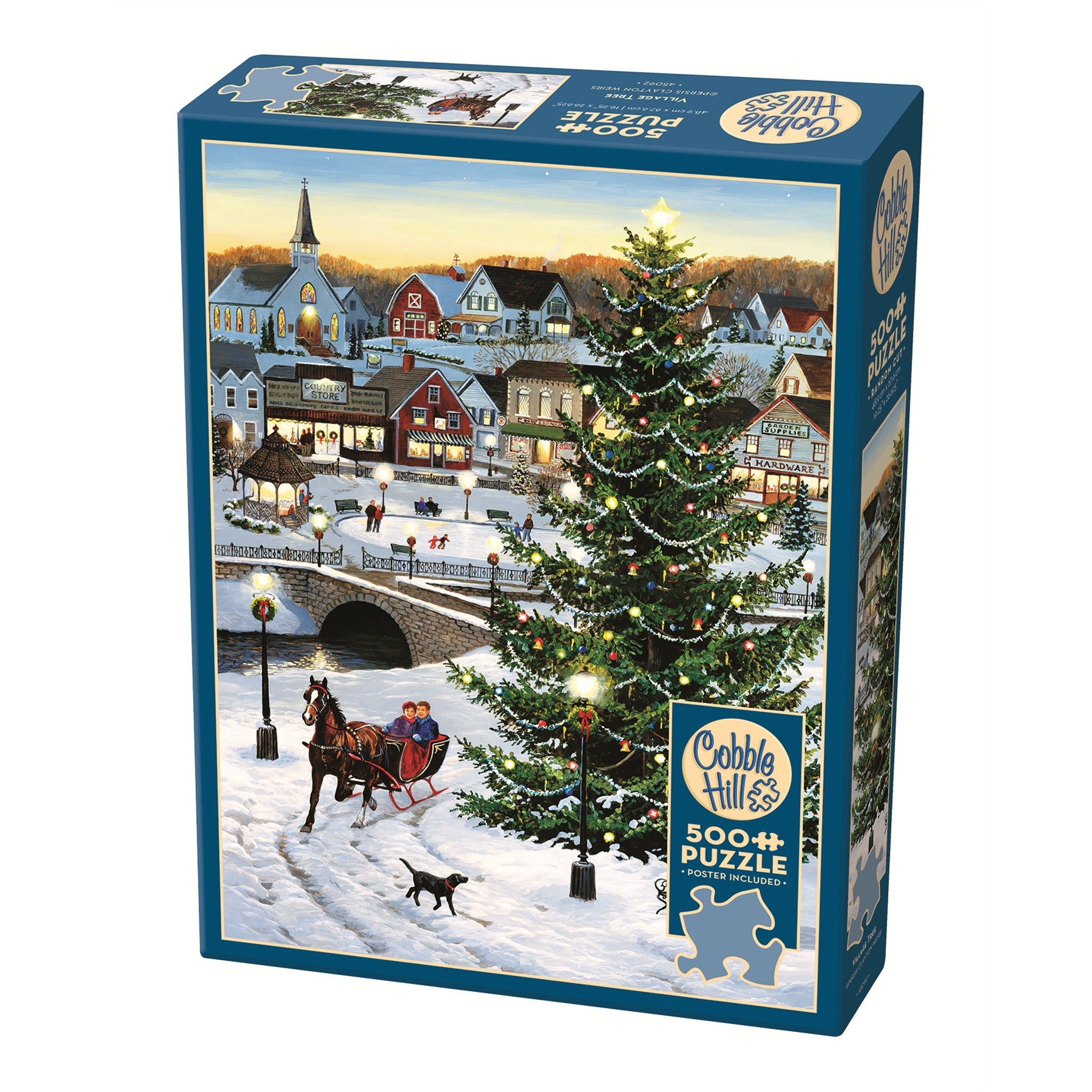 Village Tree 500 Piece Puzzle
