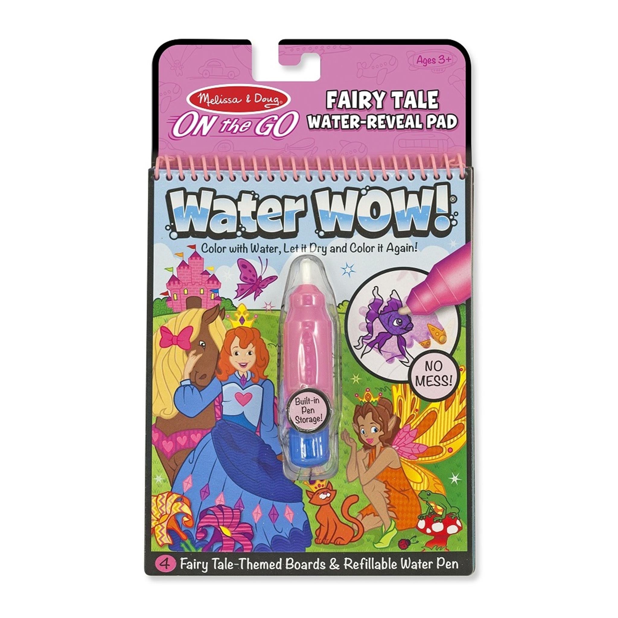 Water Wow Fairy Tale Water Colouring Book cover image with built in pen storage