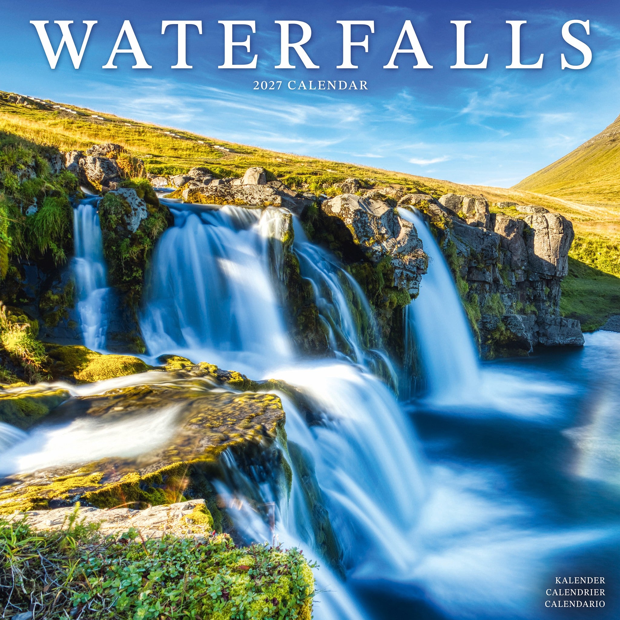Waterfalls 2027 Wall Calendar
