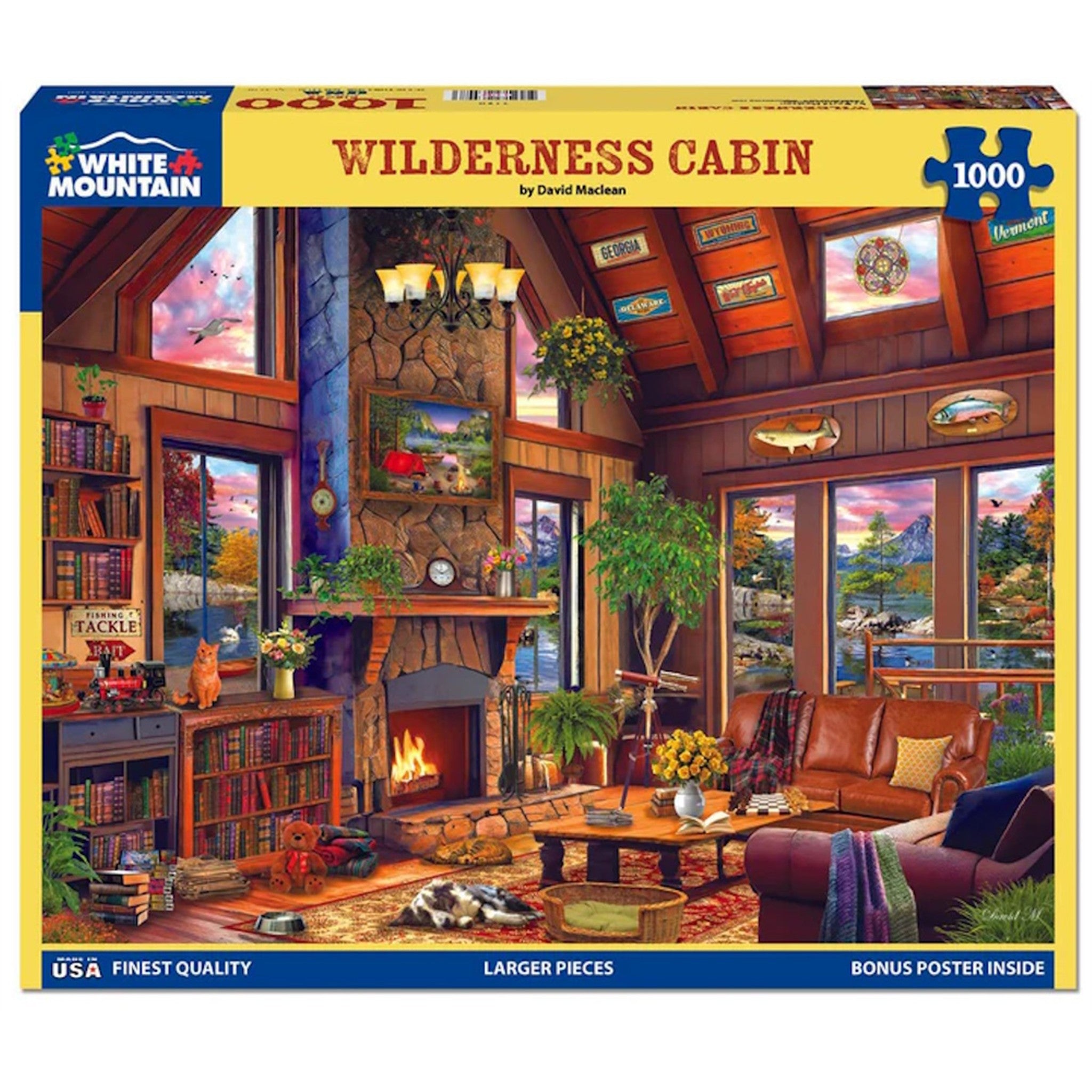 Wilderness Cabin 1000 Piece Puzzle