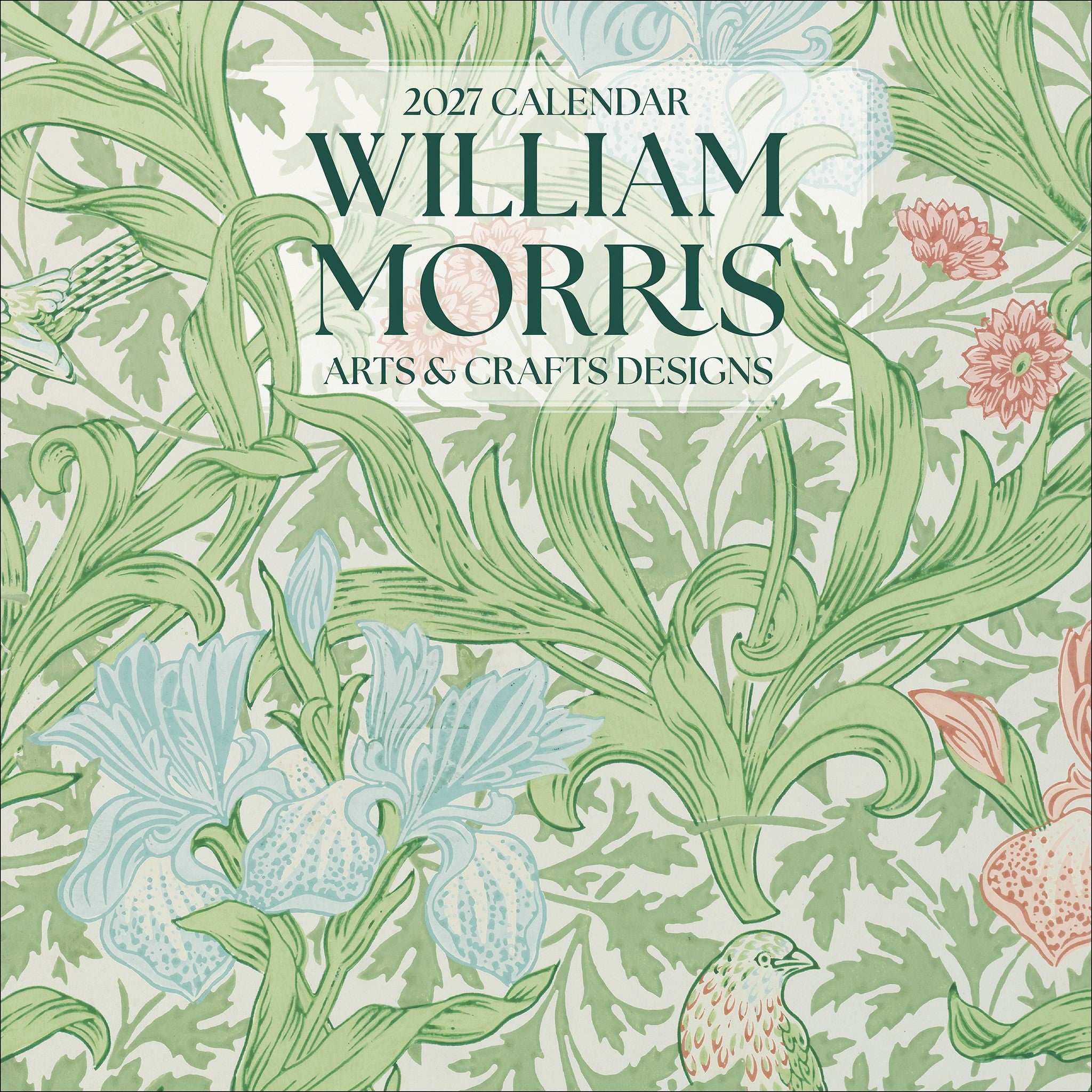 William Morris Arts Crafts Designs 2027 Wall Calendar