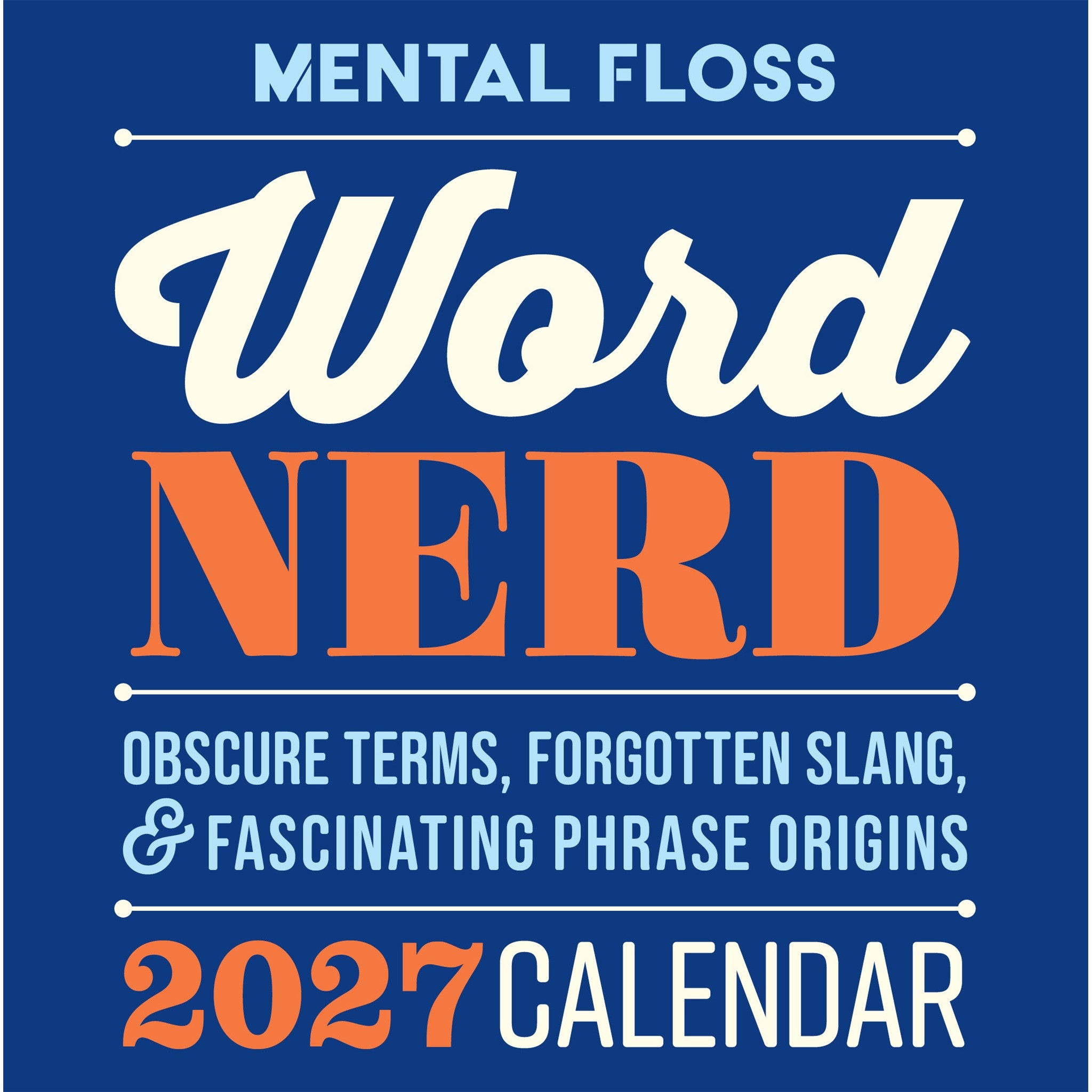 Word Nerd 2027 Box Calendar - Online Only
