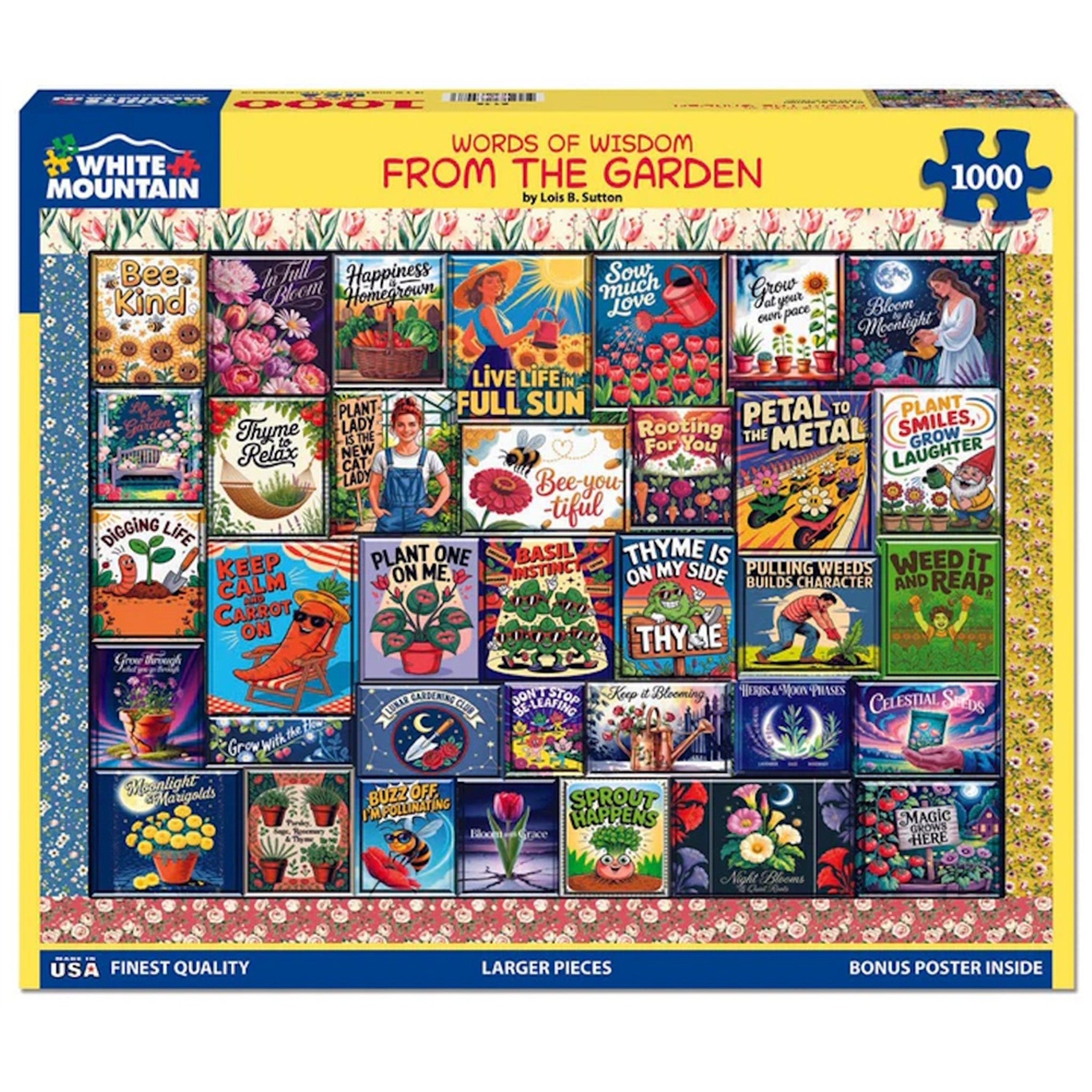 Words of Wisdom From the Garden 1000 Piece Puzzle