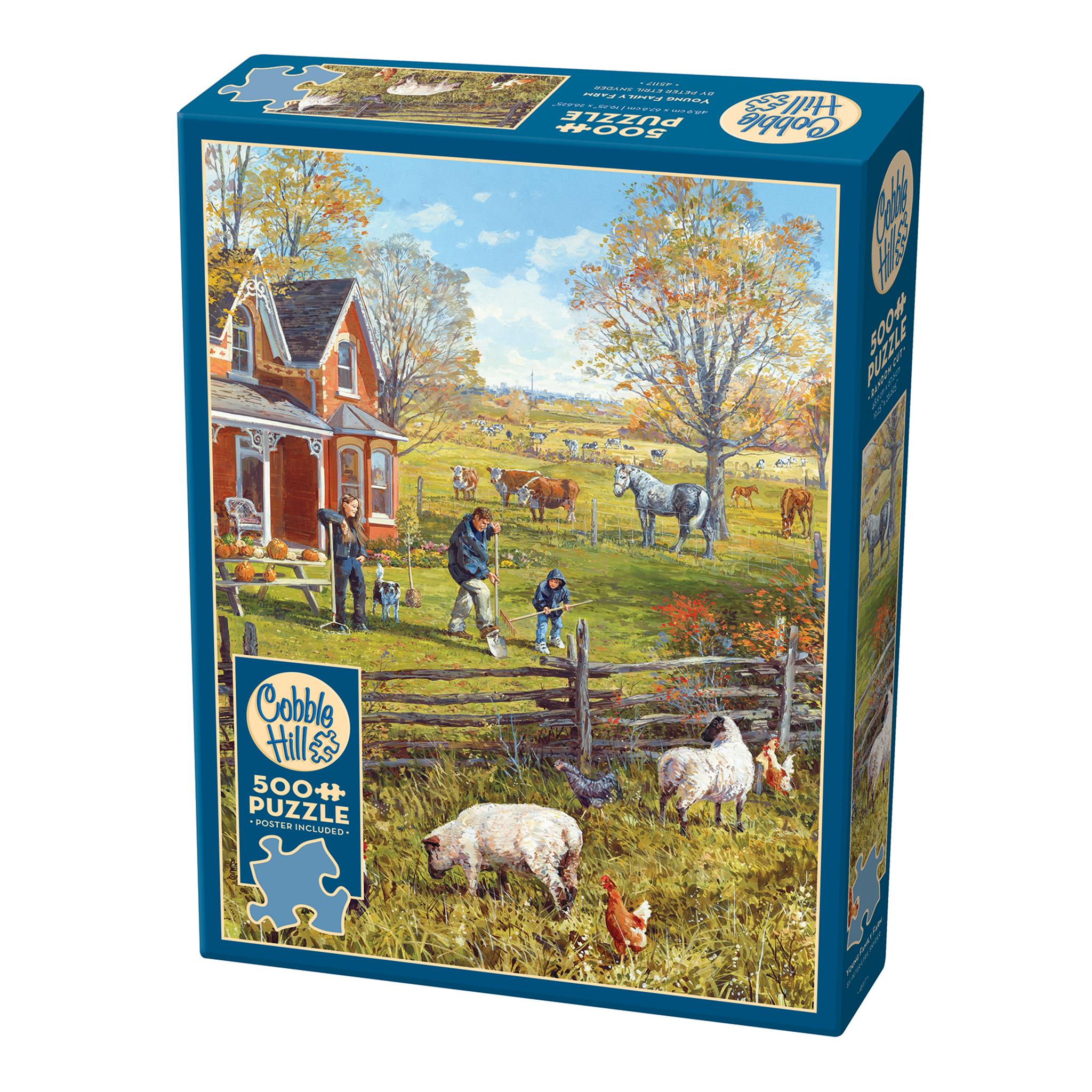 Young Family Farm 500 Piece Puzzle