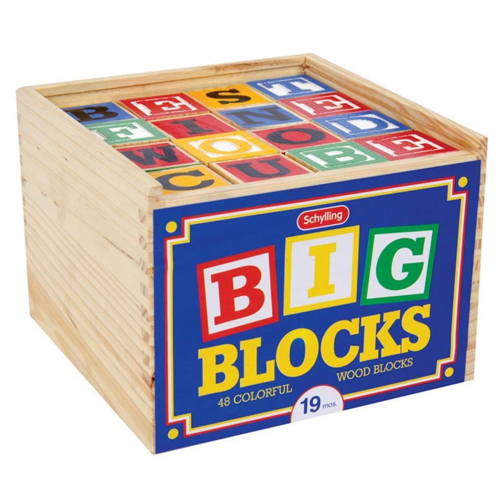ABC Alphabet Blocks 48 Pieces Product Package Image