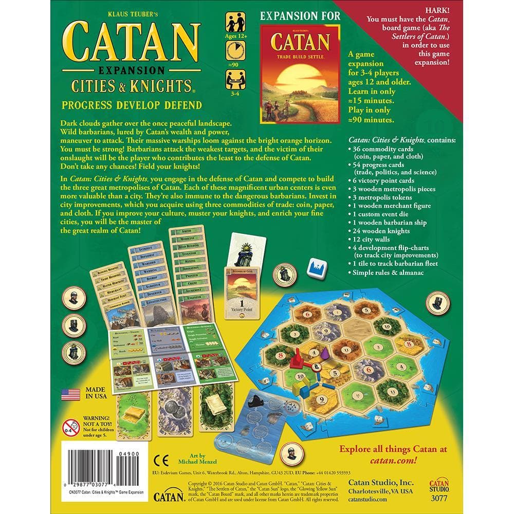 Catan Cities Knights Strategy Game - Calendar Club Canada
