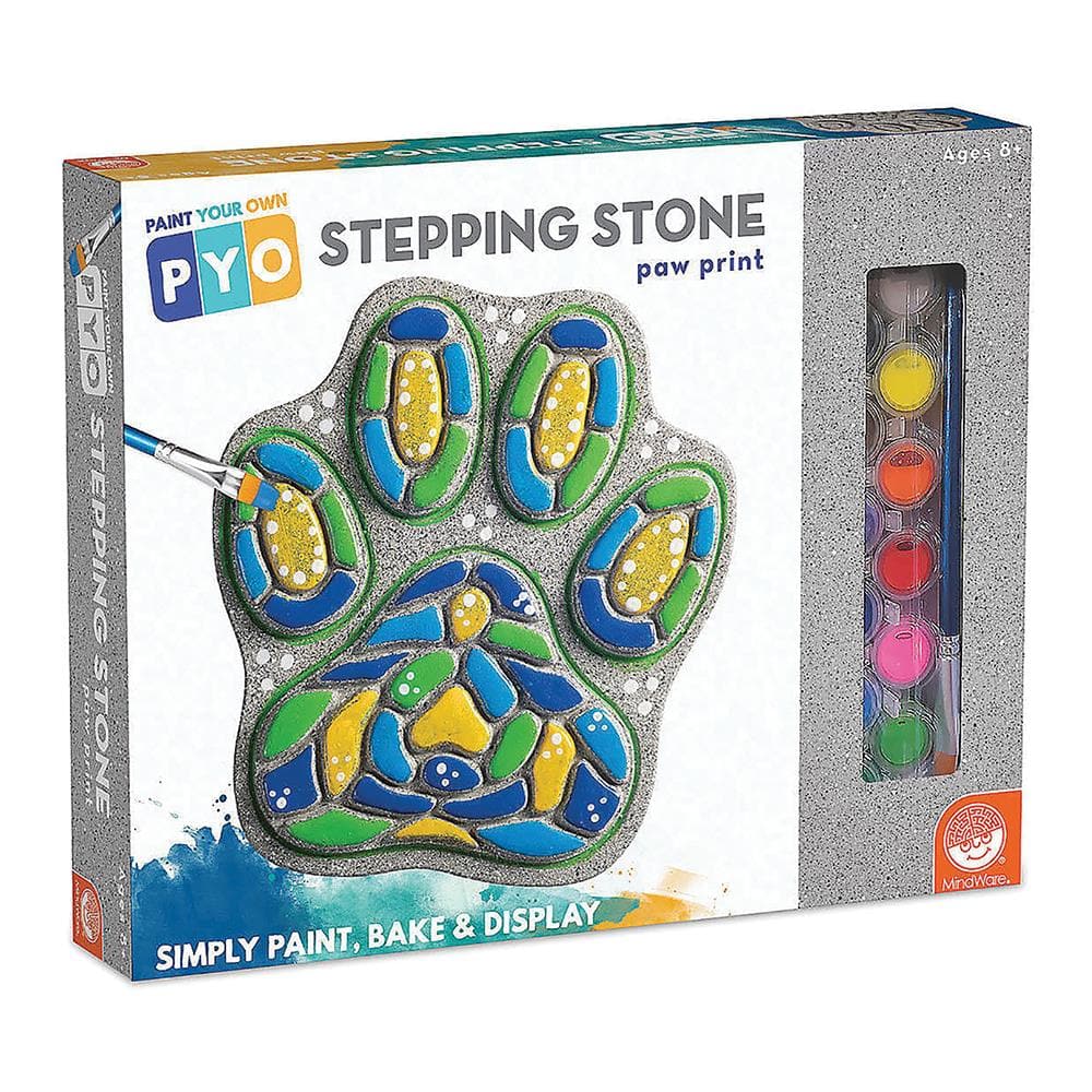Paw Print Paint Your Own Stepping Stone product image