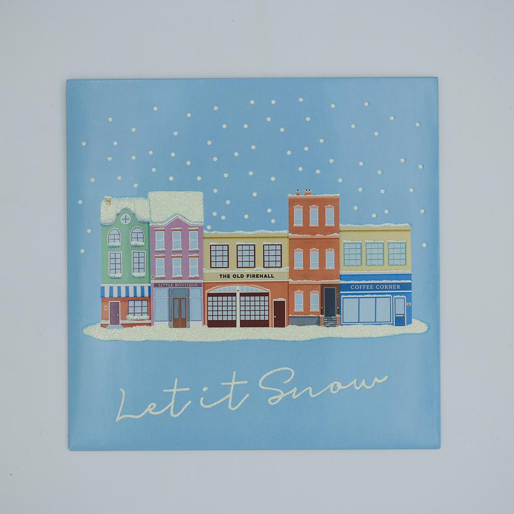 Let it Snow (sparkles) Mini Gift Wrap