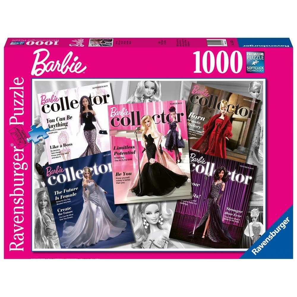 Fashion Barbie Collage Puzzle 1000 Piece Package Image