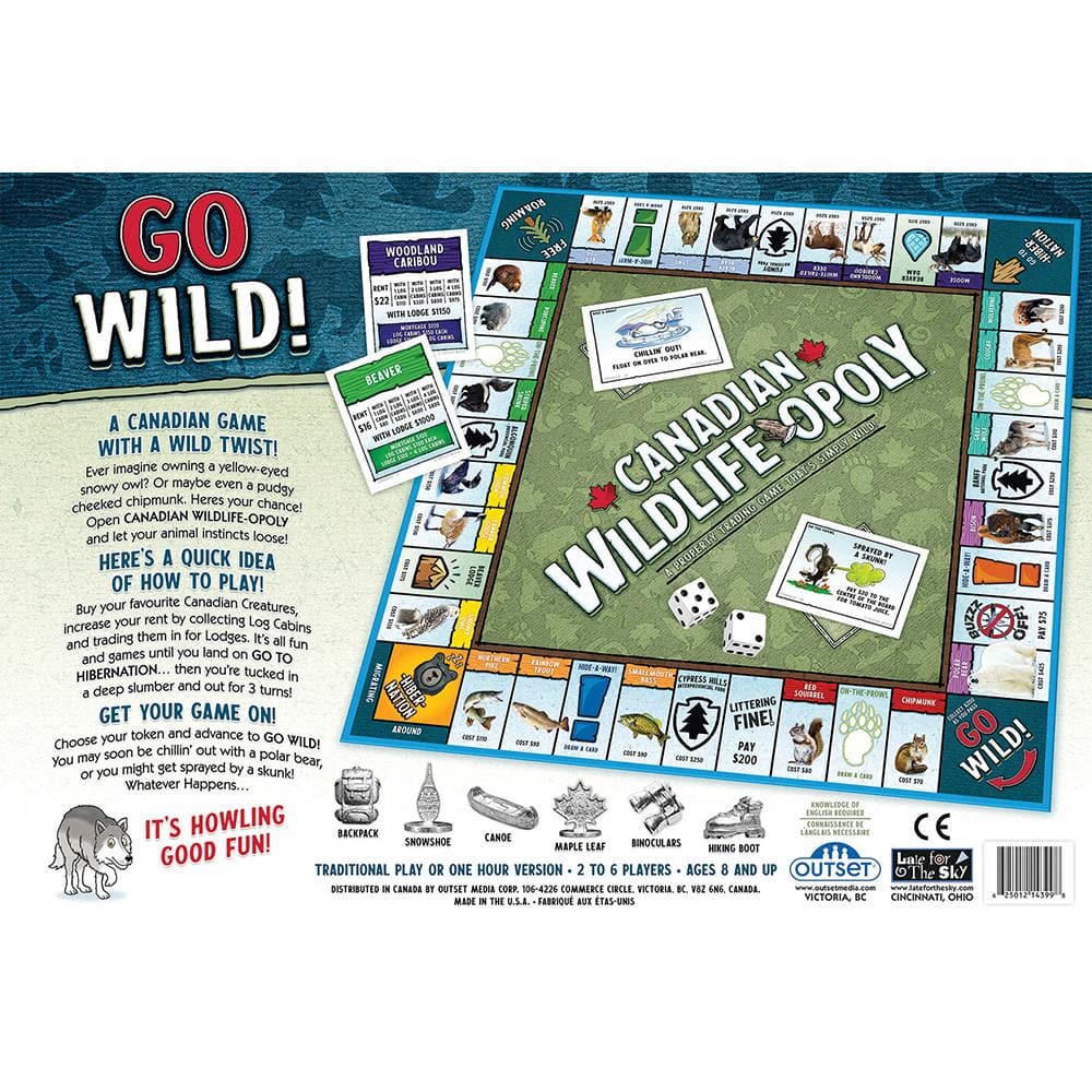Canadian WildlifeOpoly product image