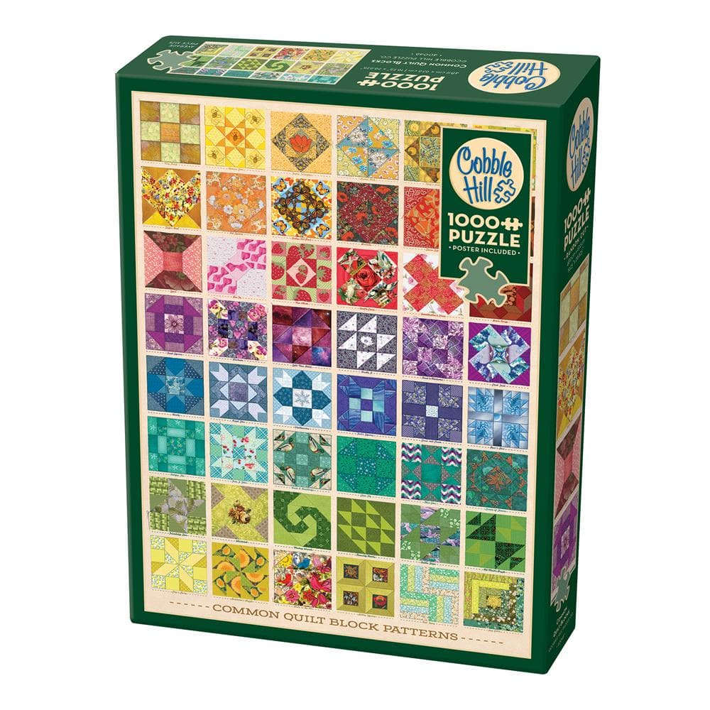 Common Quilt Blocks Jigsaw Puzzle (1000 Piece)