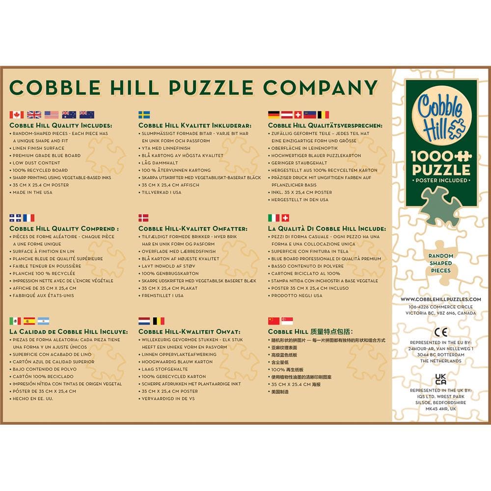 Cobble Hill Farm Jigsaw Puzzle (1000 Piece) product image
