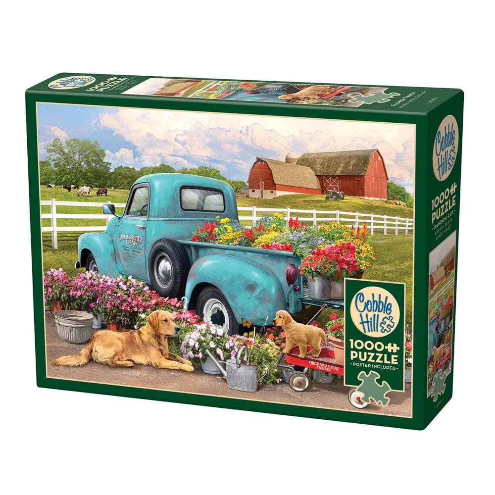 Flower Truck Jigsaw Puzzle (1000 Piece) product image