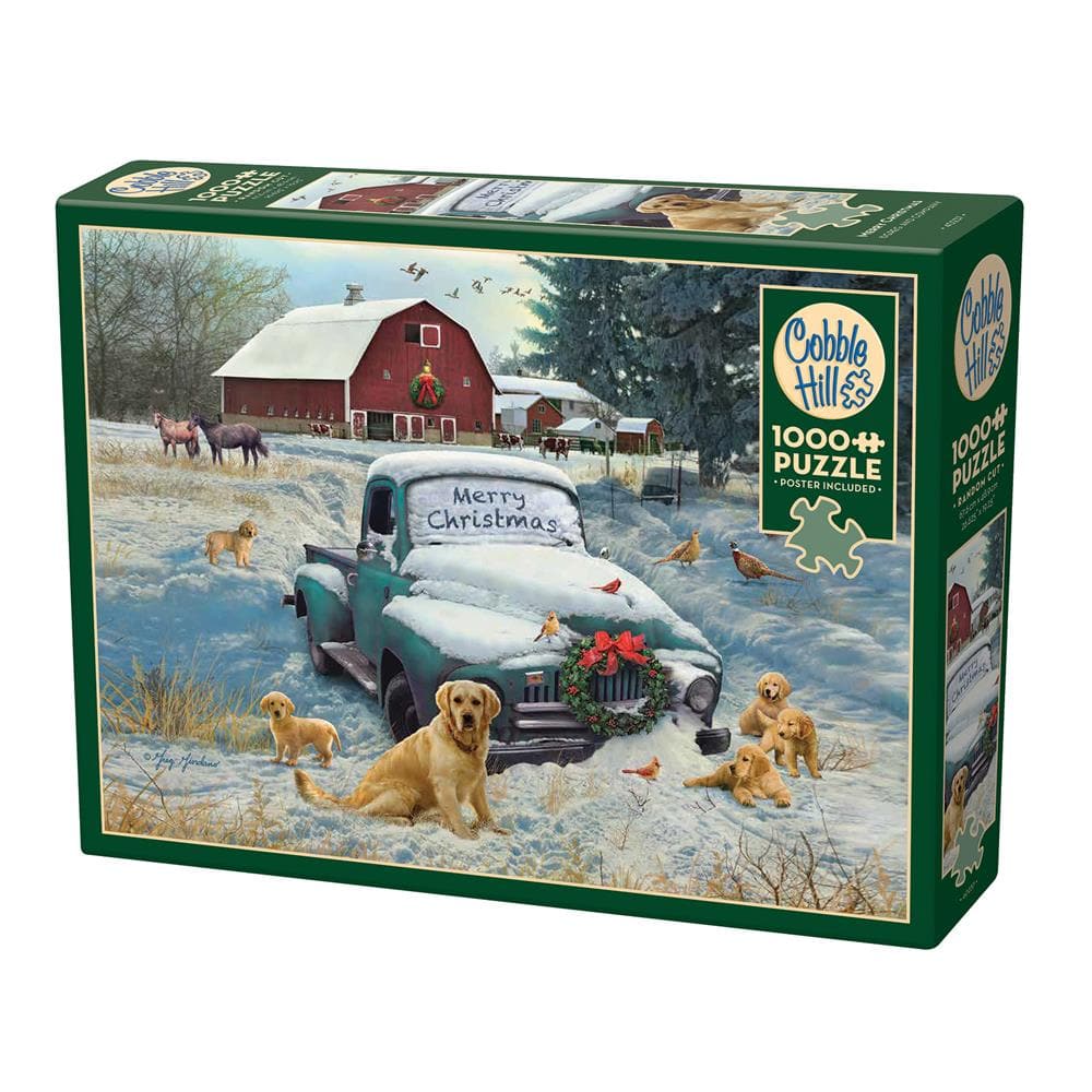 Merry Christmas Exclusive Jigsaw Puzzle (1000 Piece) product image