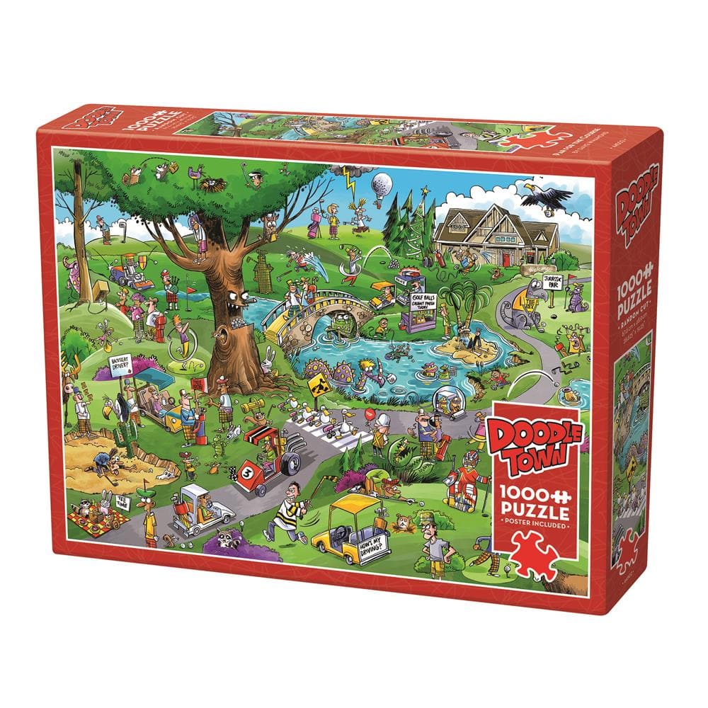 DoodleTown Par for the Course Jigsaw Puzzle (1000 Piece) product image