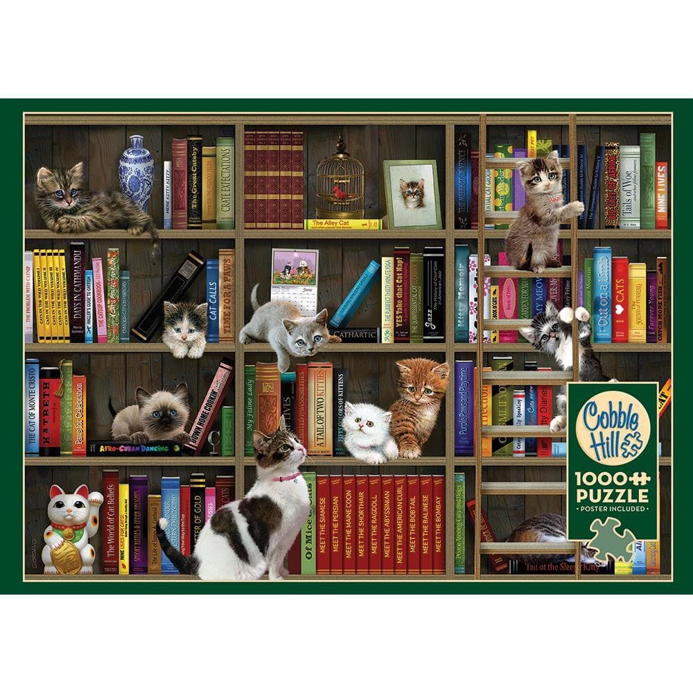 Kitty Librarians Exclusive Puzzle (1000 piece) product image