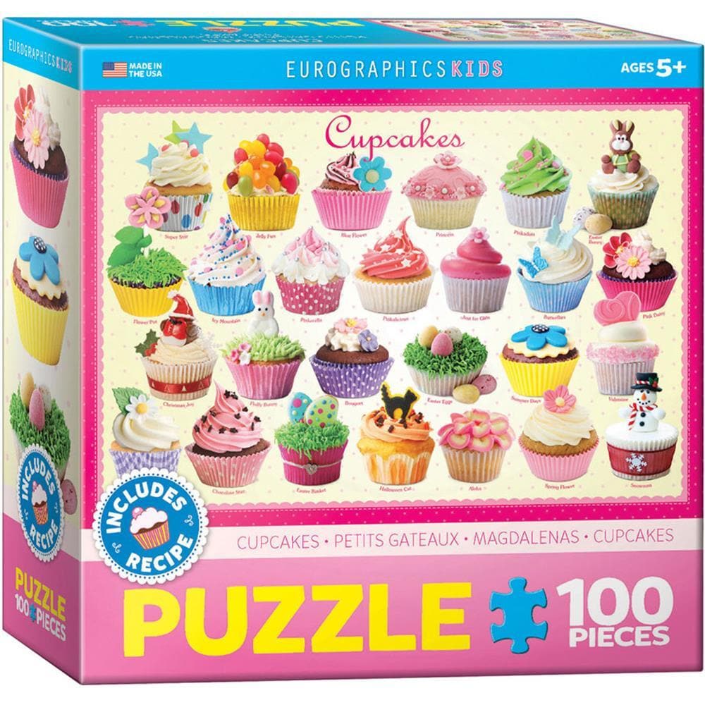 Cupcakes Food Jigsaw Puzzle (100 Piece)