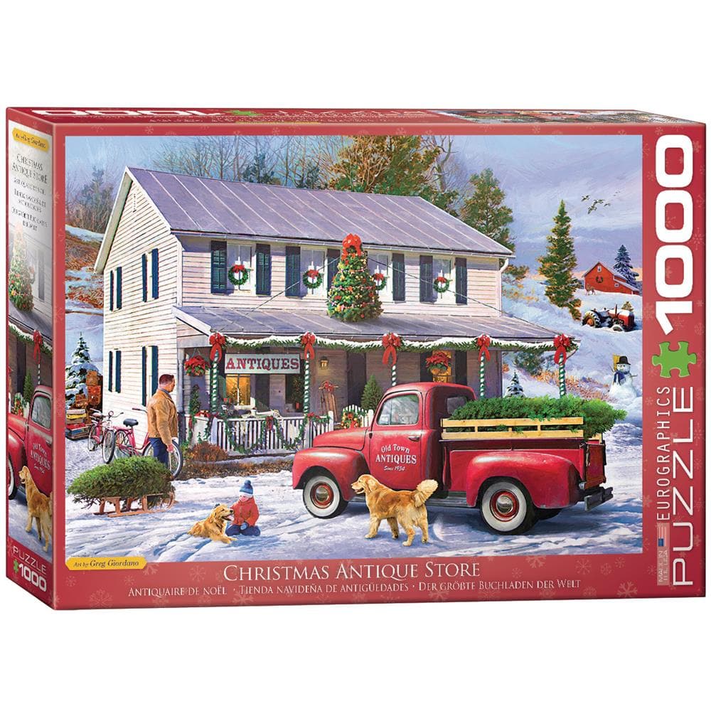 Christmas Antique Store Jigsaw Puzzle (1000 Piece) product image