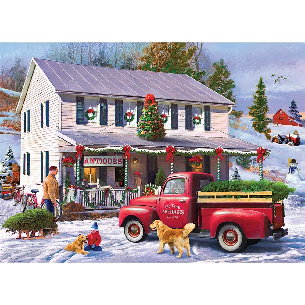 Christmas Antique Store Jigsaw Puzzle (1000 Piece) product image