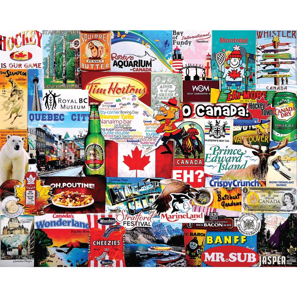 I Love Canada Puzzle (1000 Piece)