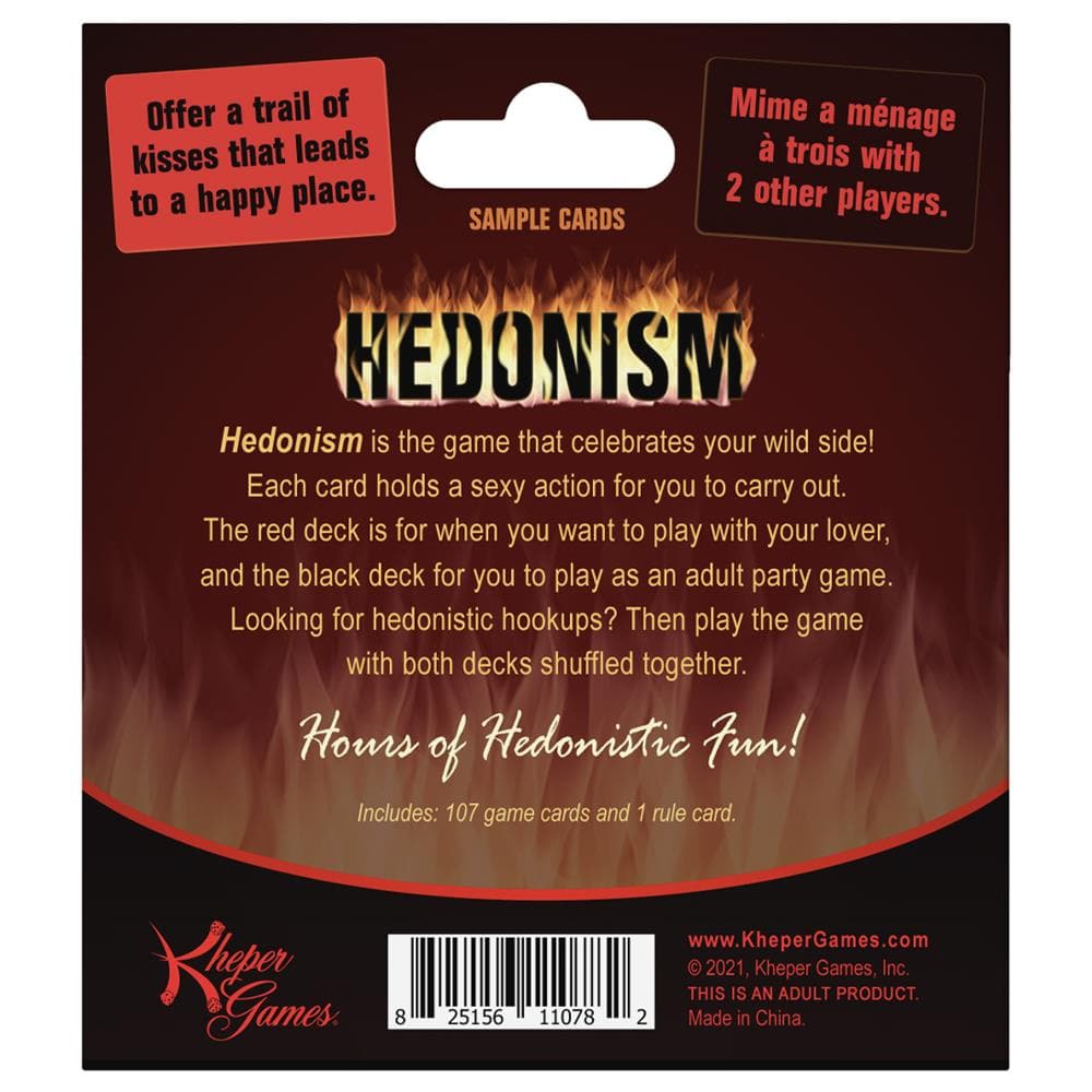 Hedonism Card Game for Adults