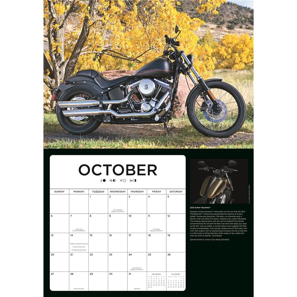 Harley Davidson 2024 Deluxe Wall Calendar product image