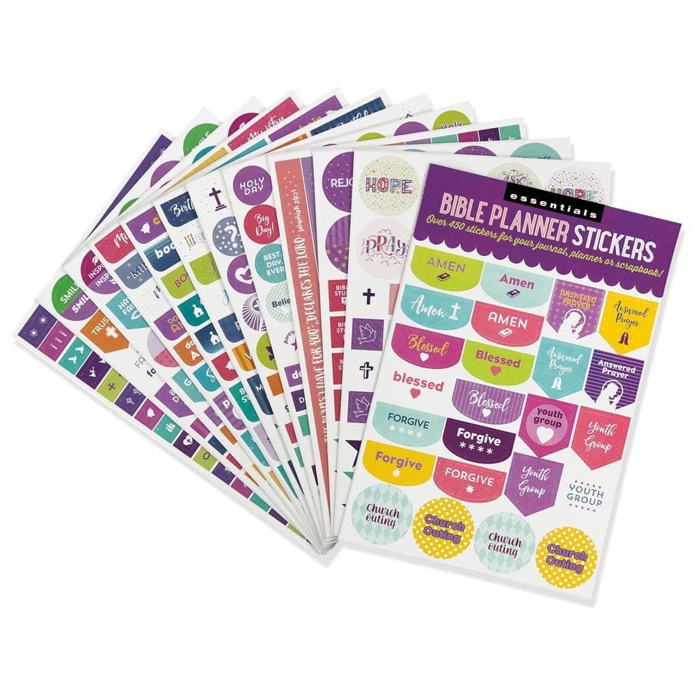 Bible 2020 Planner Stickers Front Cover