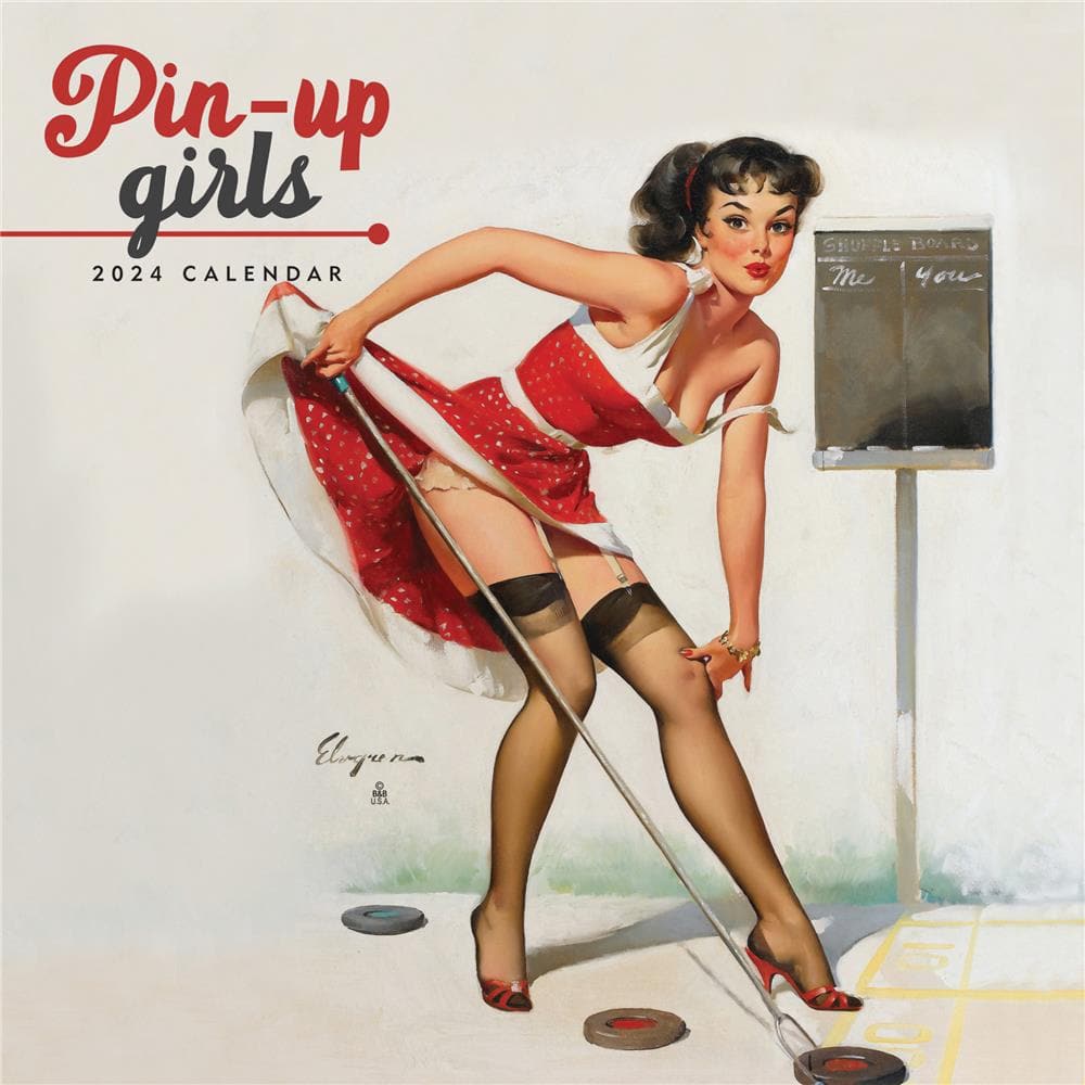 9781529834581 Pin Ups 2024 Wall Calendar Carousel Calendars - Calendar Club