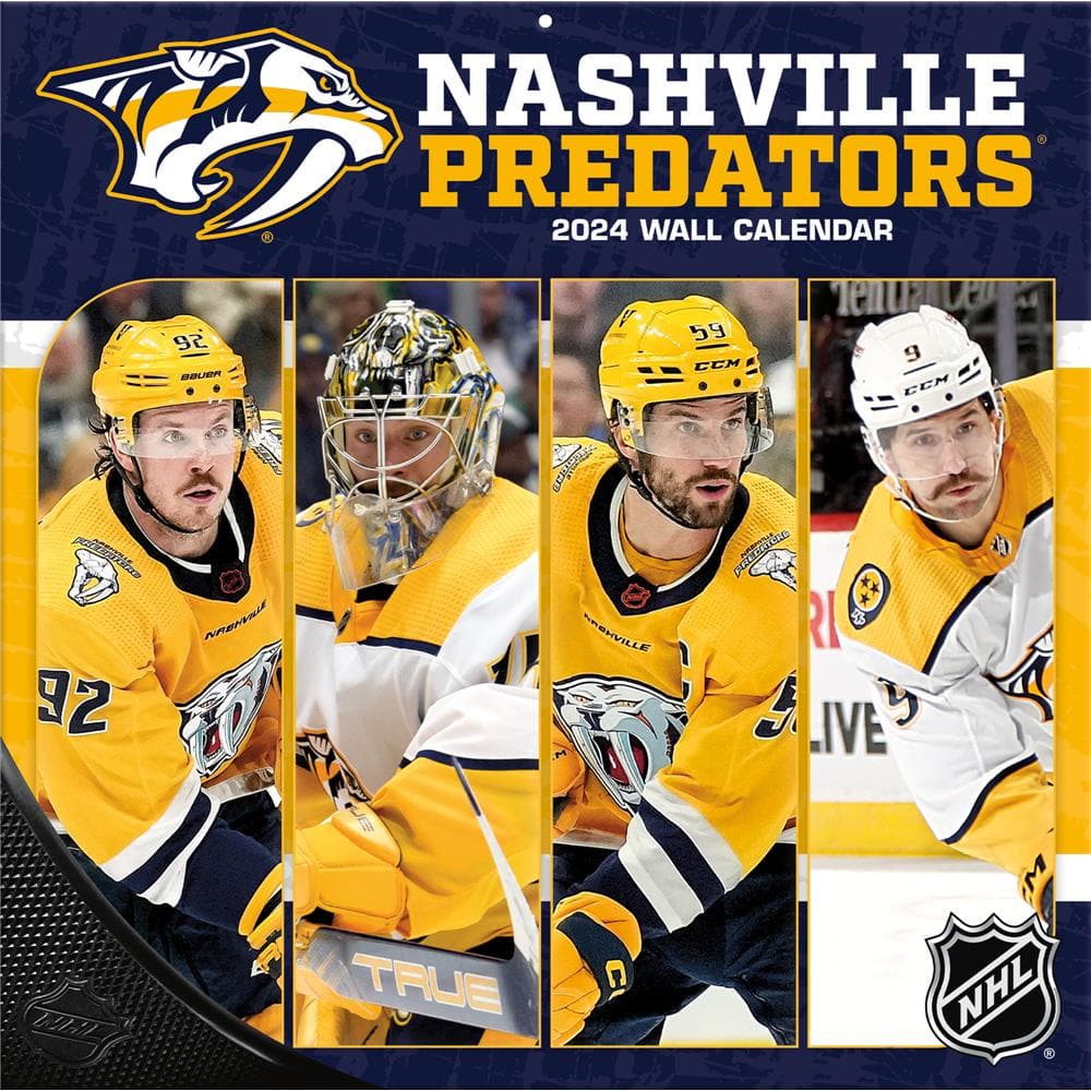 9798350601510 NHL Nashville Predators 2024 Wall Calendar - Online Exclusive The Lang Companies Inc.