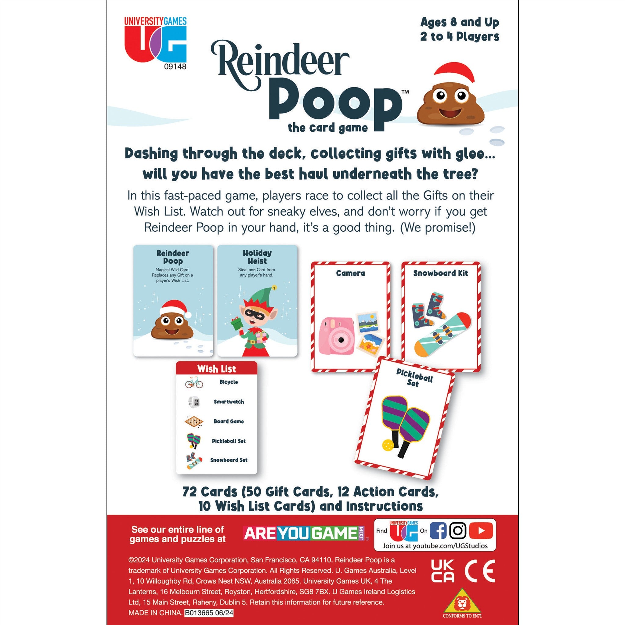 Reindeer Poop Card Game