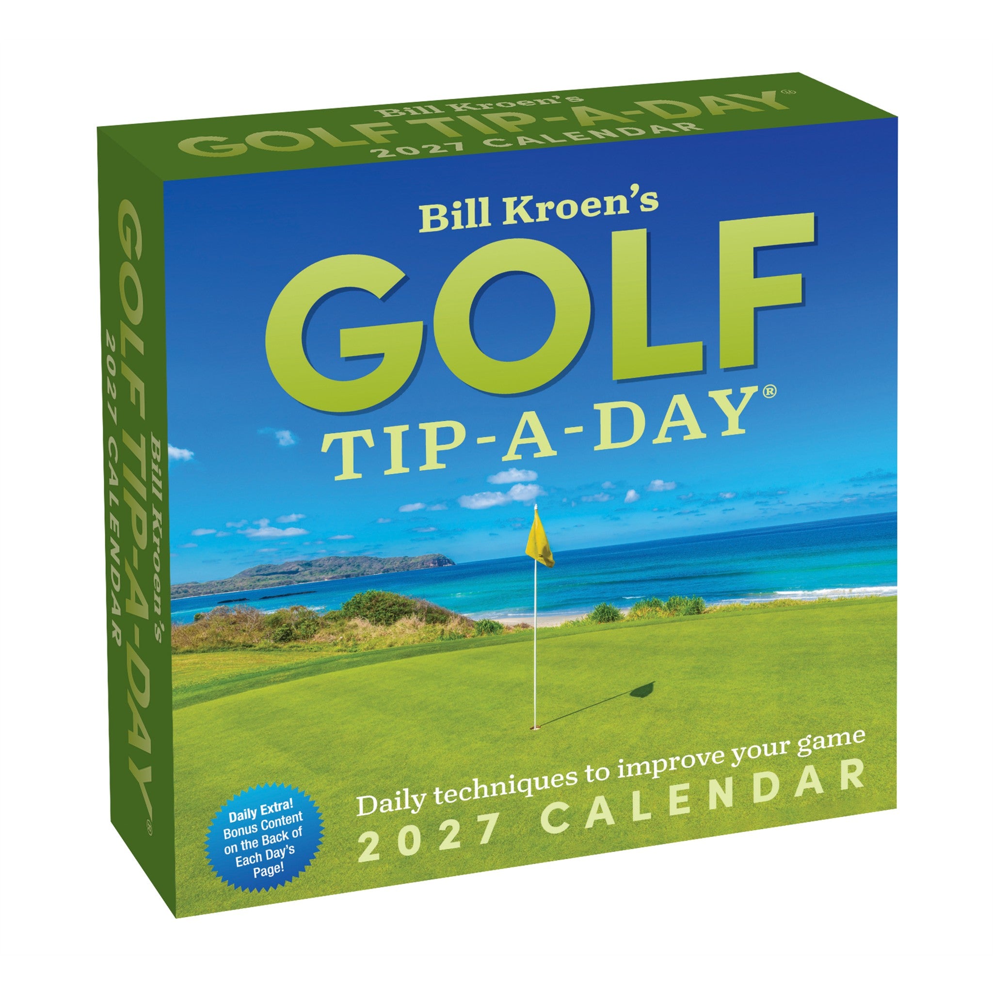 Bill Kroen's Golf Tip-A-Day 2027 Box Calendar
