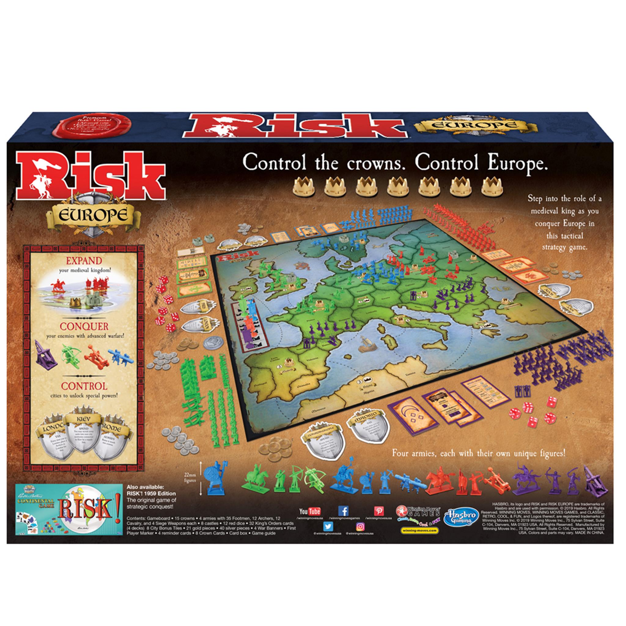 714043012325 Risk Europe Hasbro Gaming - Calendar Club