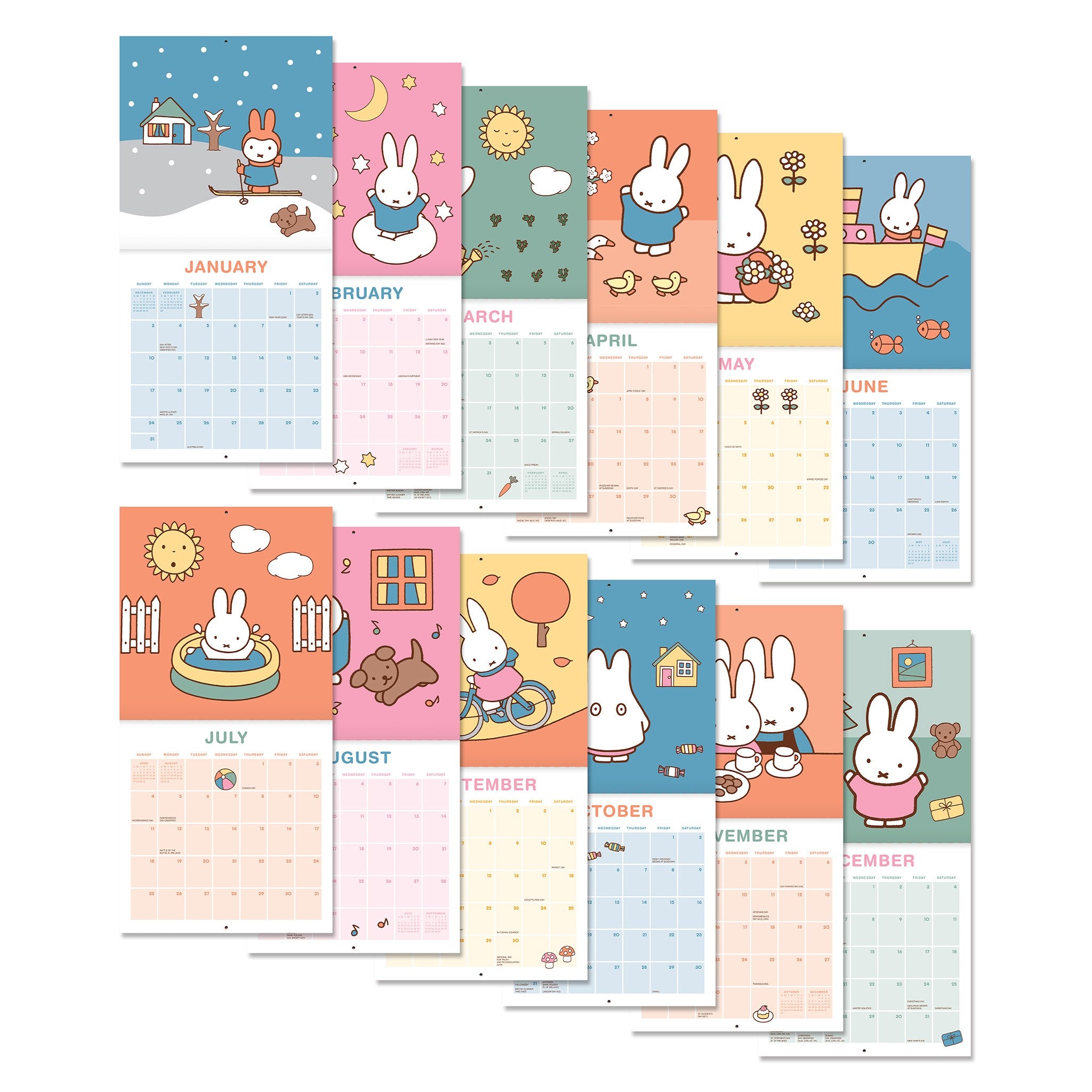 Miffy A Year in Color 2027 Mini Calendar