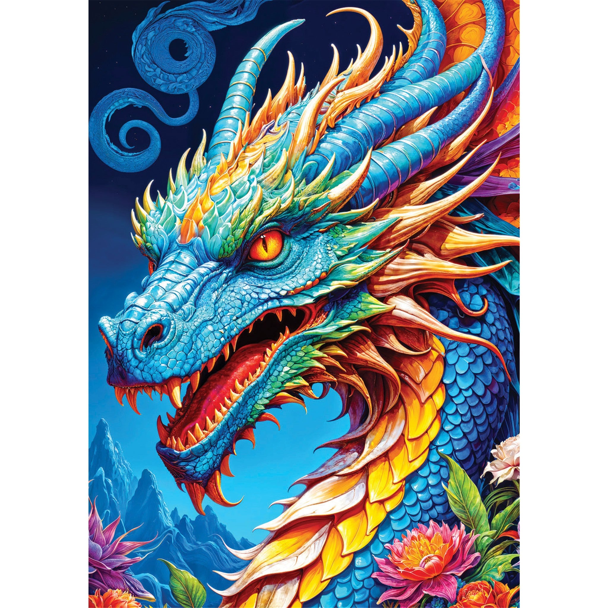 Blue Dragon 1000 Piece Puzzle - Online Only