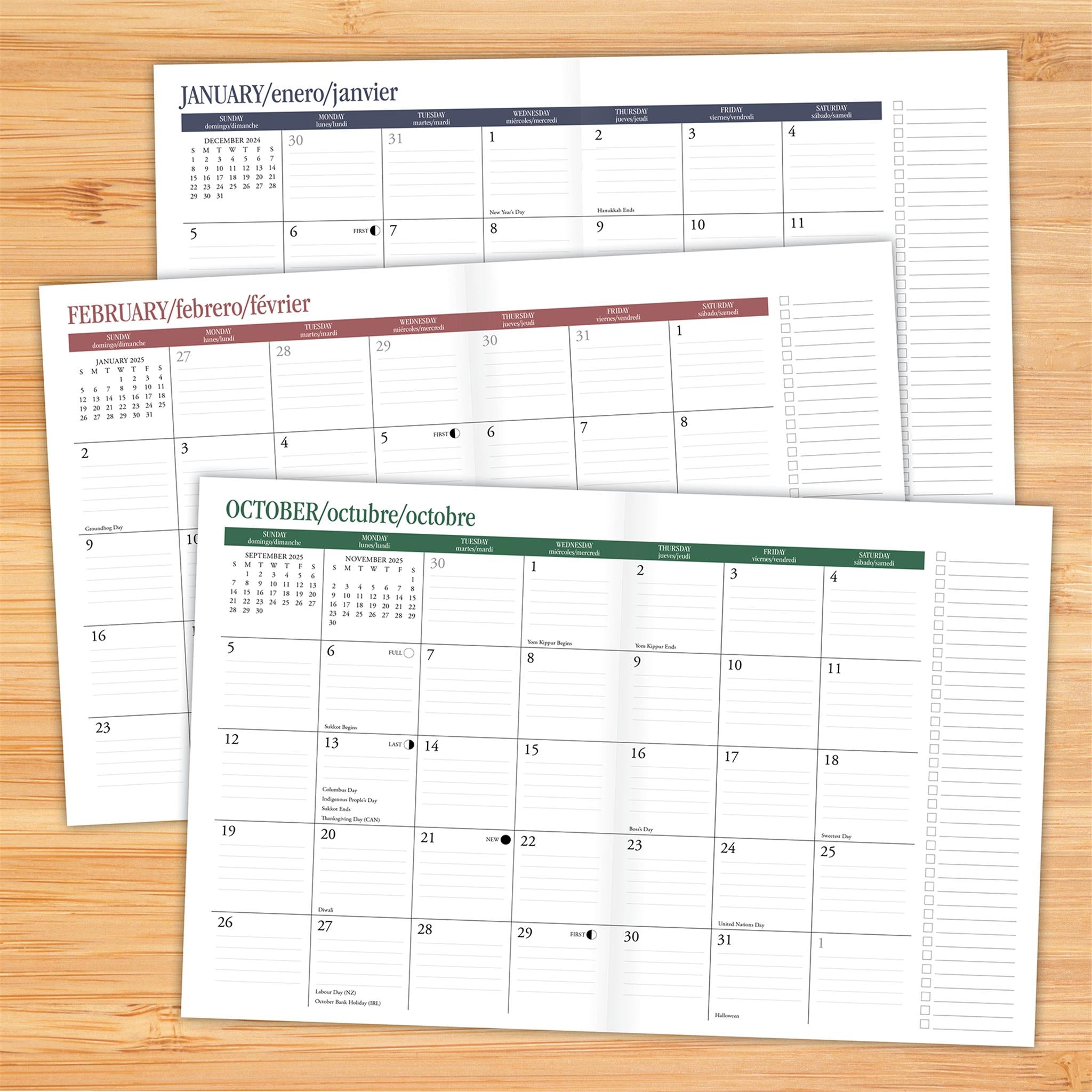 Magic Mushrooms Monthly Planner 2025 Calendar