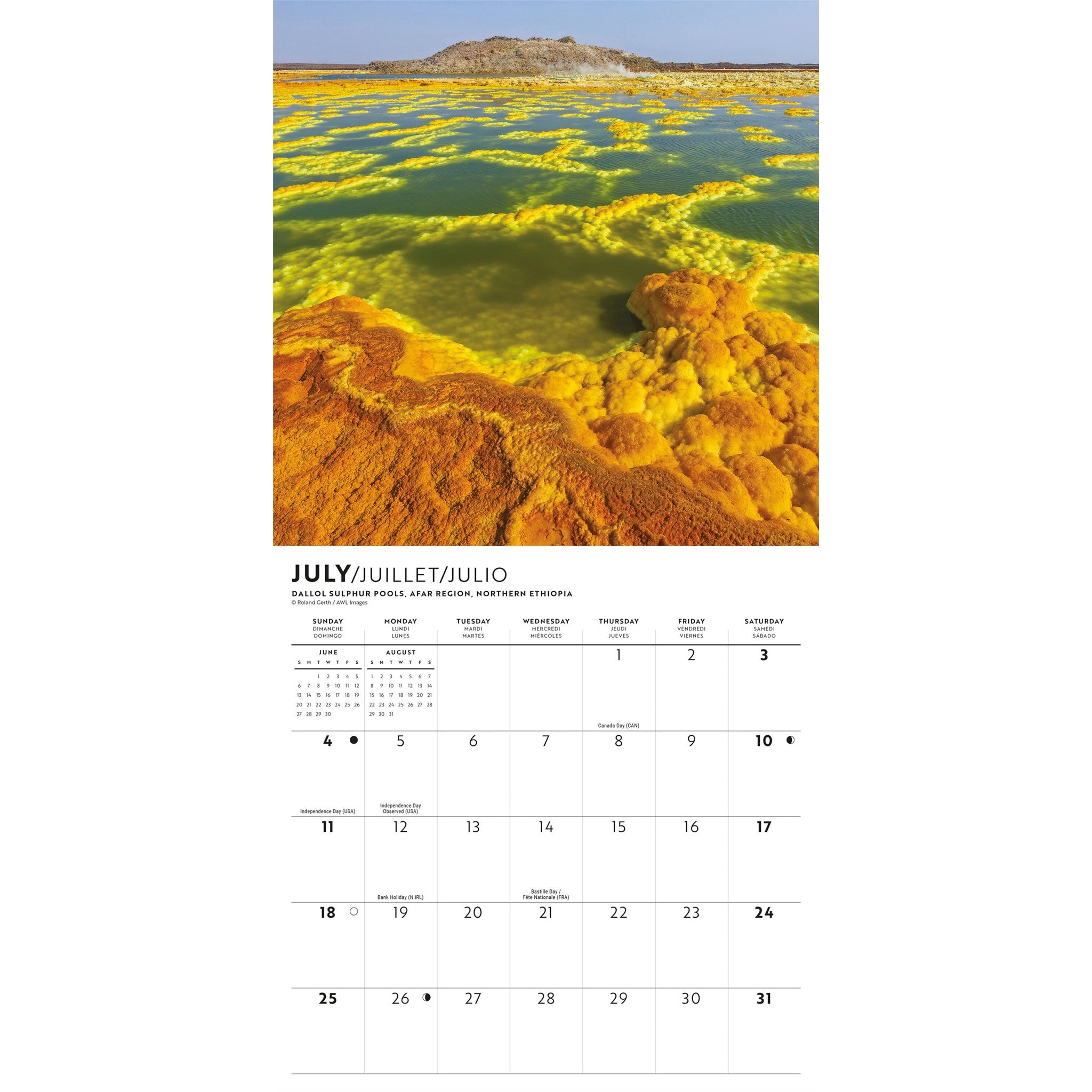 Passport to the World 2027 Mini Calendar