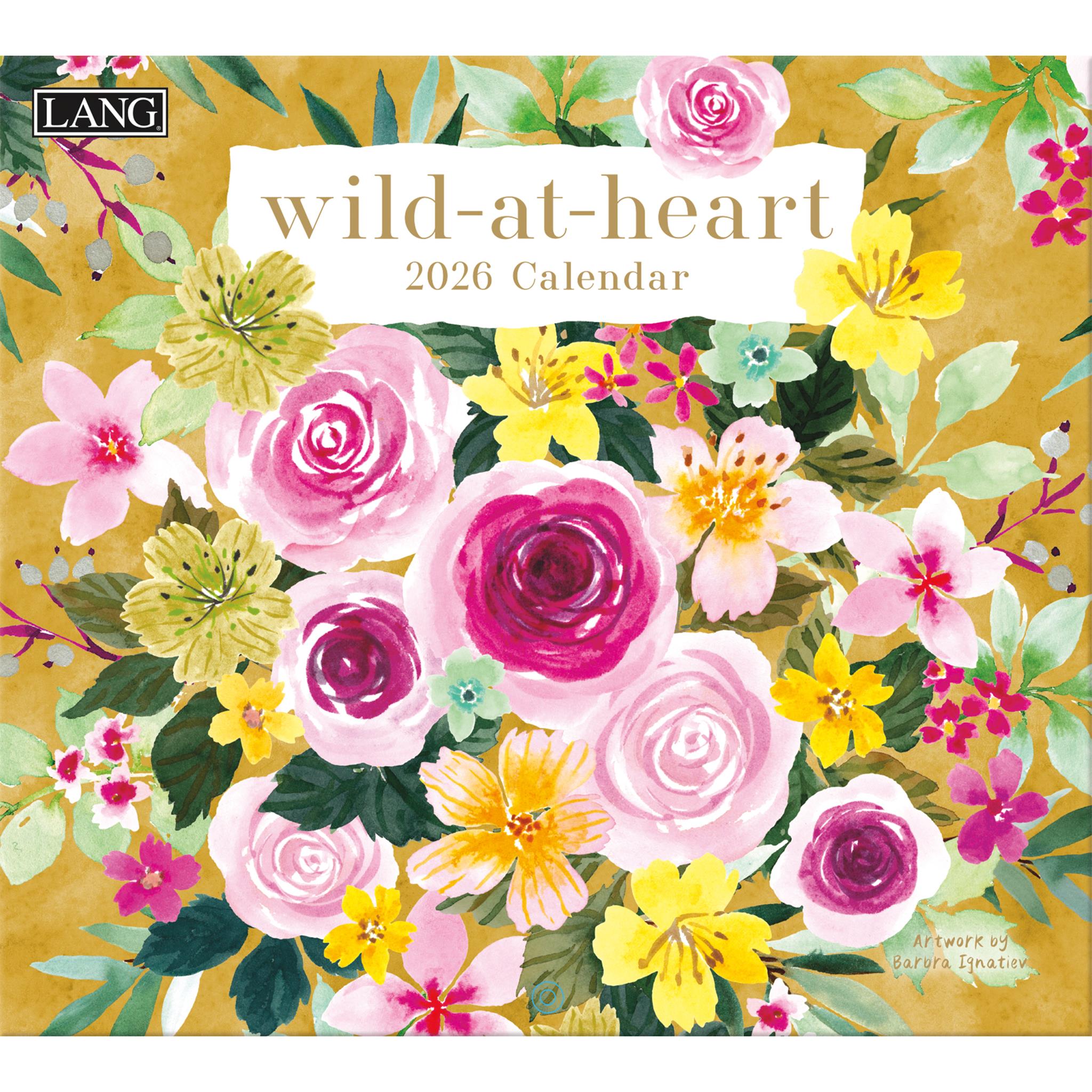 Wild At Heart 2026 Wall Calendar - Online Exclusive