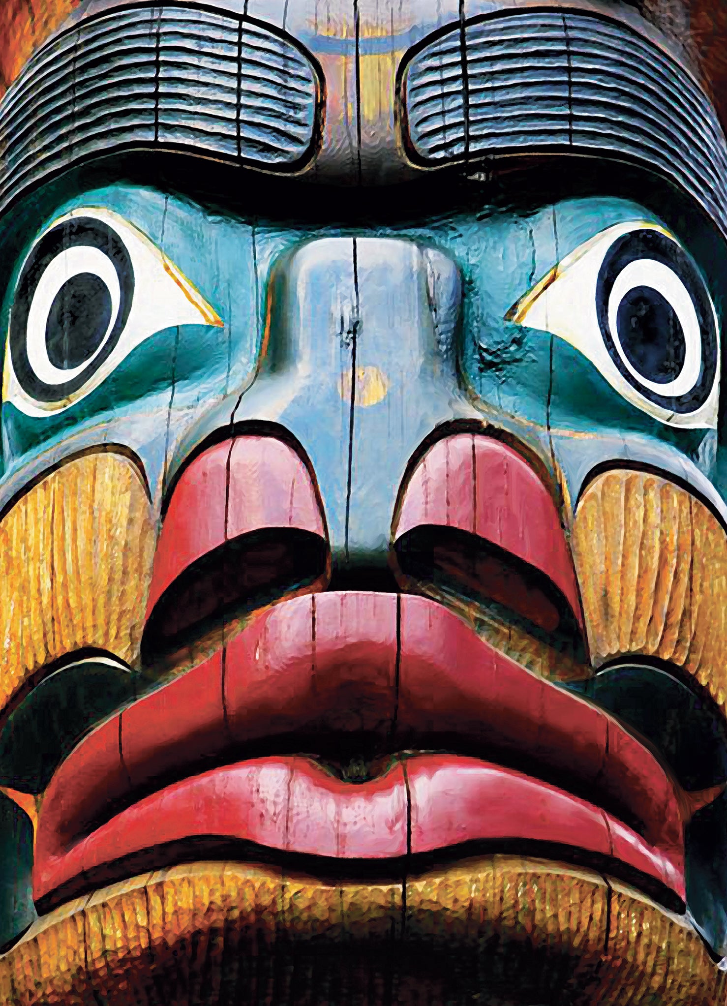 Totem Pole 1000 Piece Puzzle - Online Only