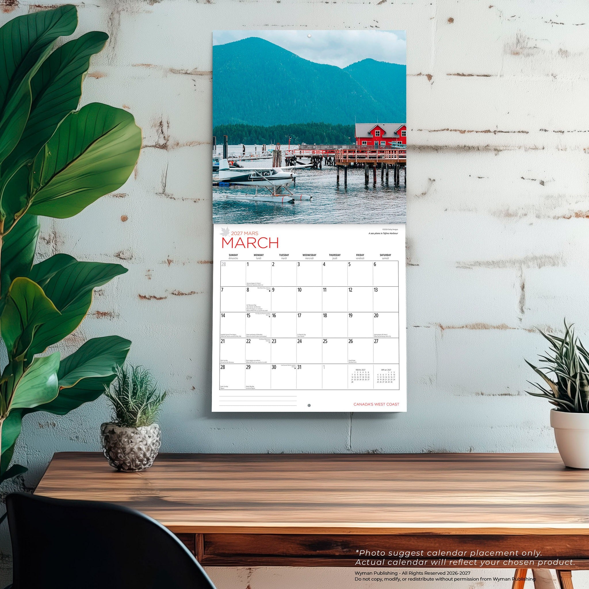 Canada's West Coast 2027 Wall Calendar - Online Only