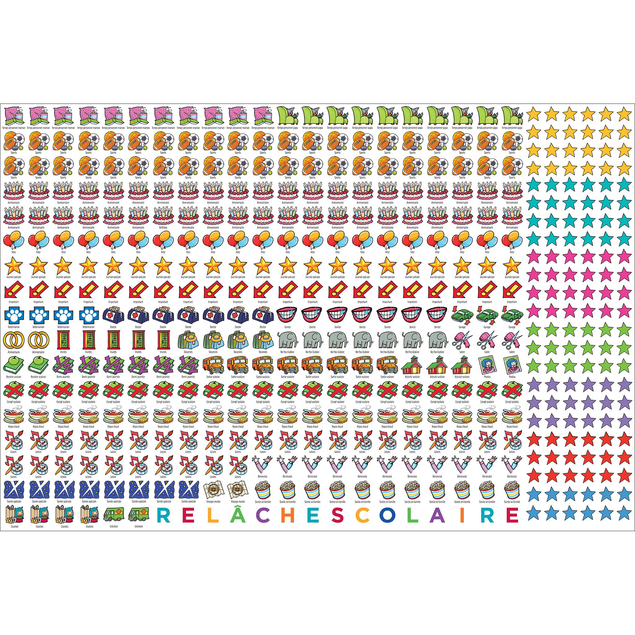 Memo Frigo 2025-2026 Wall Calendar (French)