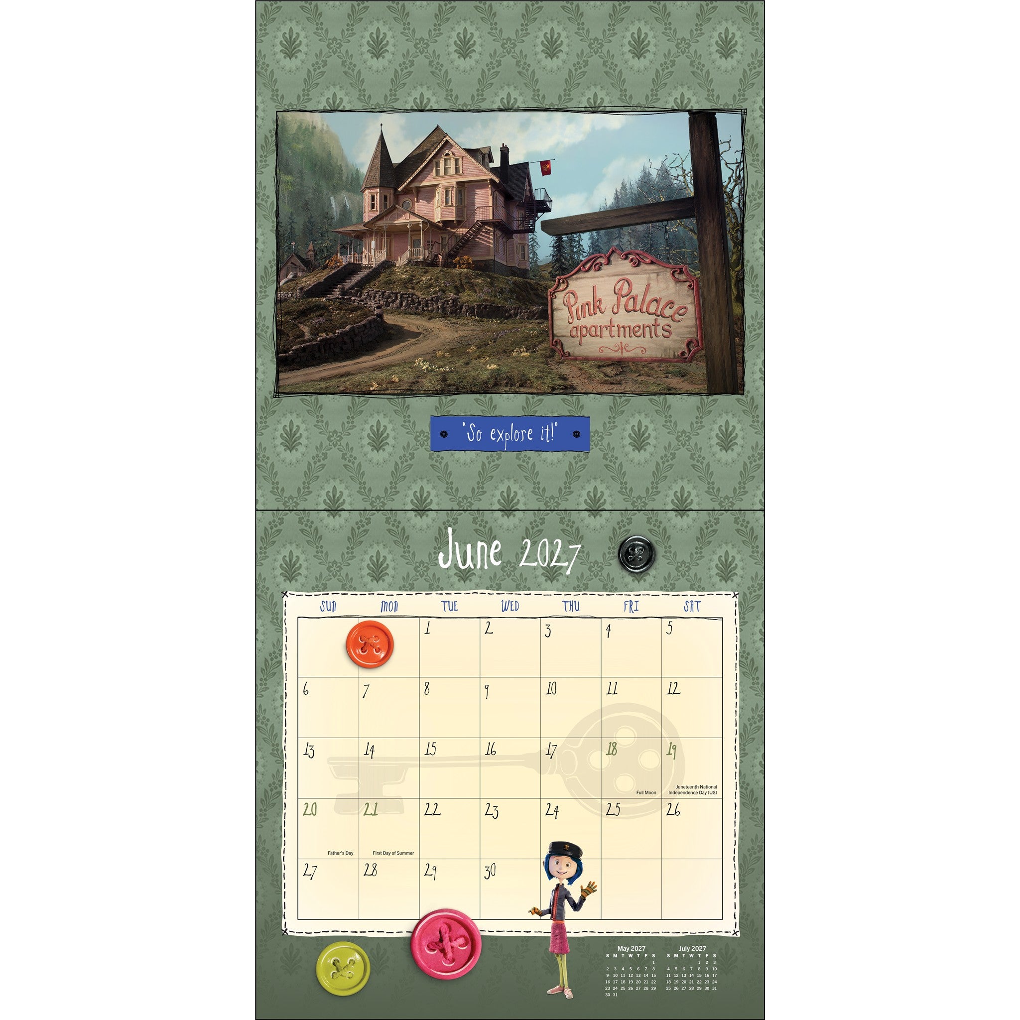 Coraline 2027 Wall Calendar - Online Only