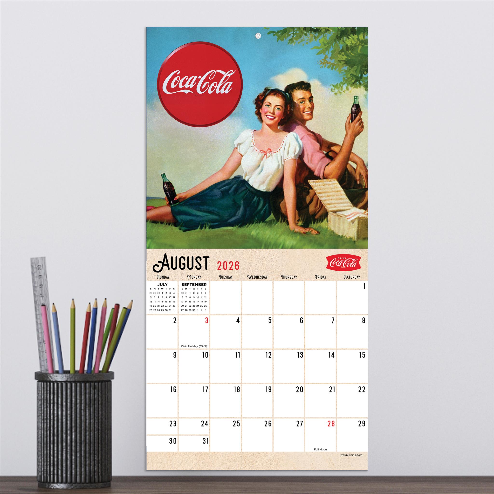 Coca-Cola 2026 Mini Calendar