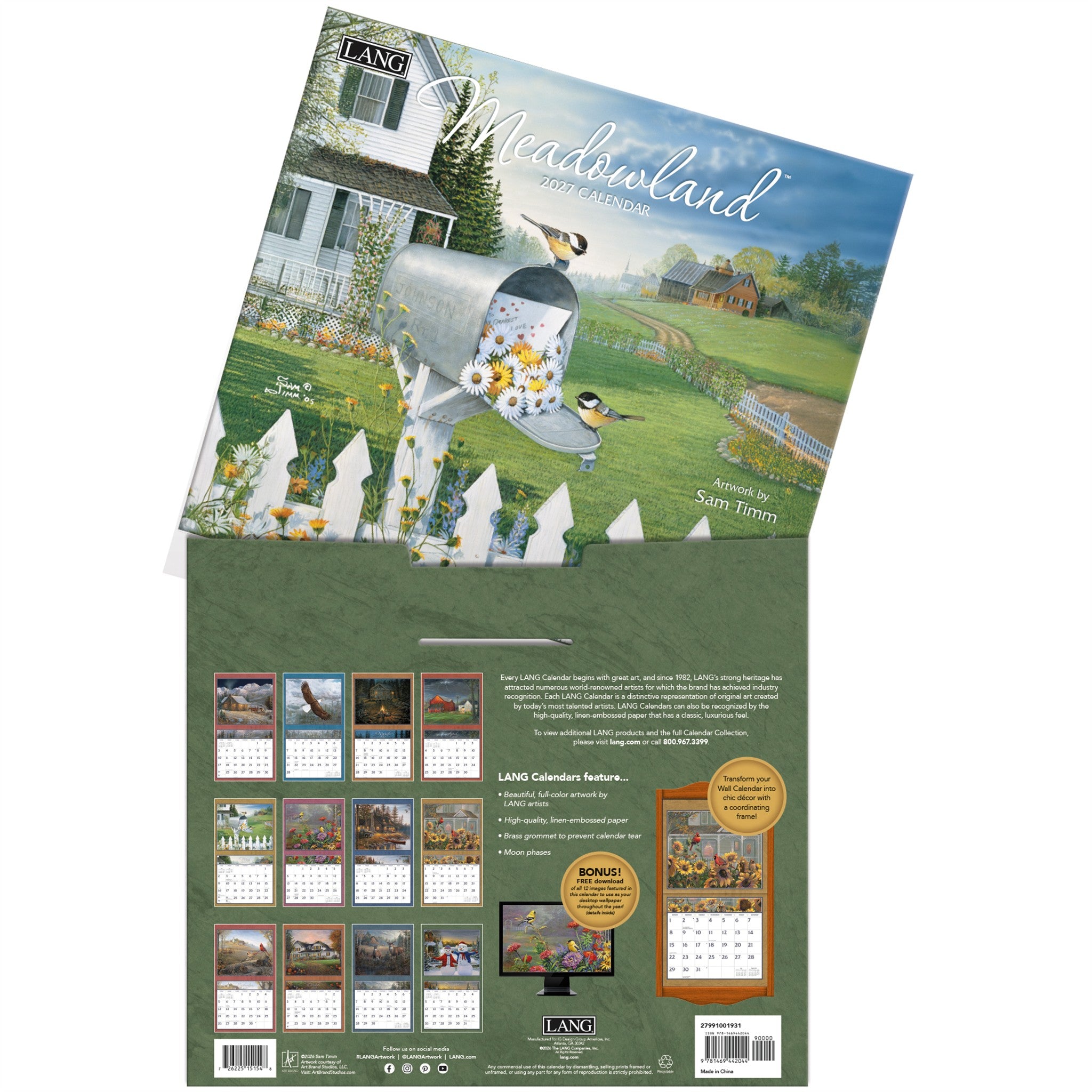Meadowland 2027 Wall Calendar - Online Only