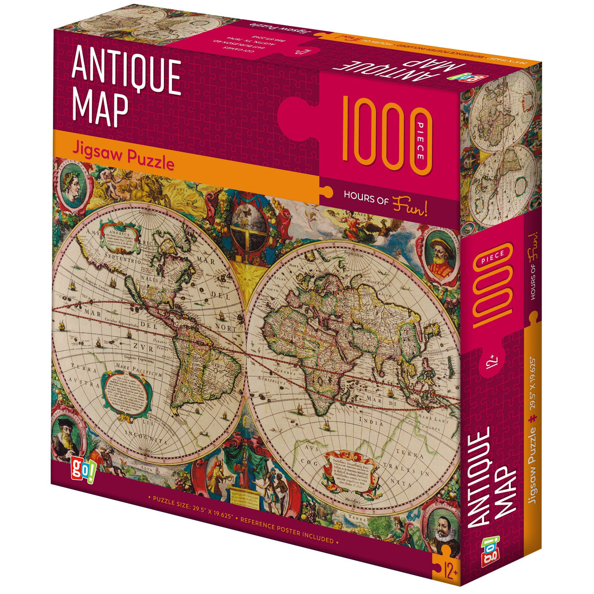Antique Map 1000 Piece Puzzle