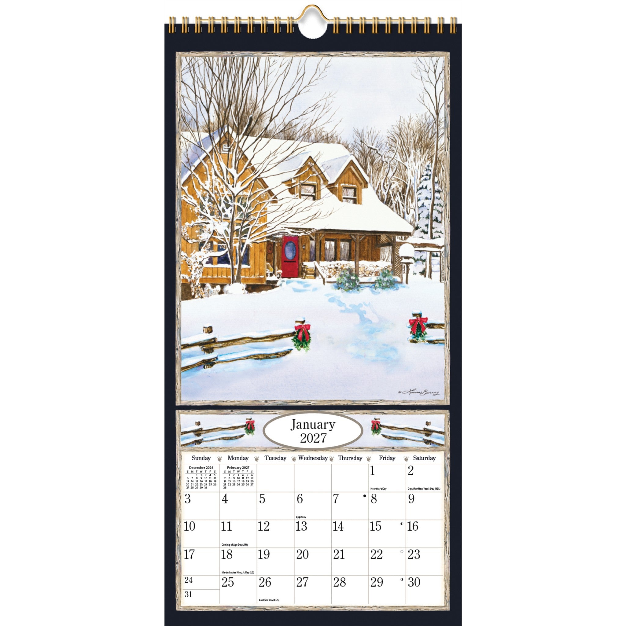Country Welcome 2027 Slim Calendar - Online Only