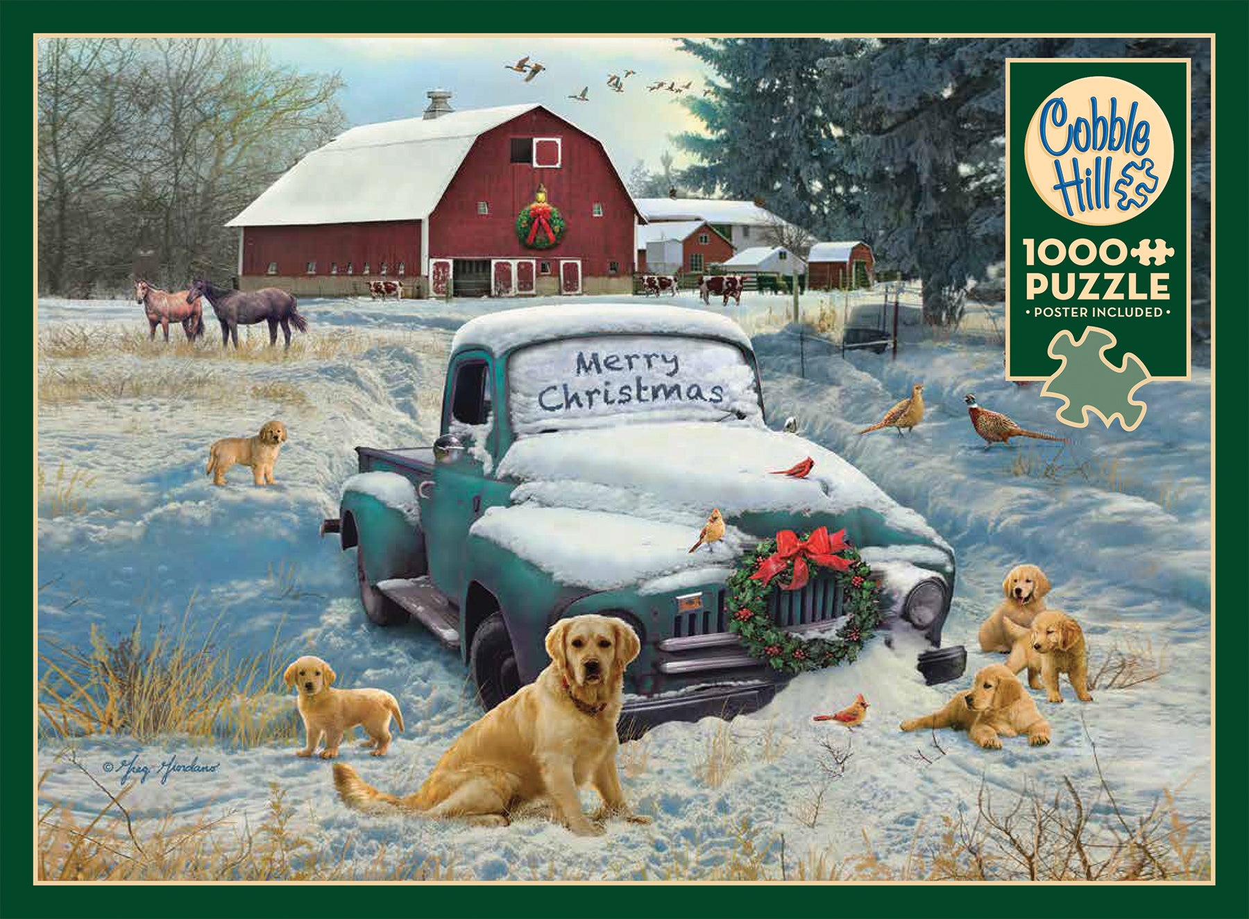 Merry Christmas Exclusive 1000 Piece Puzzle