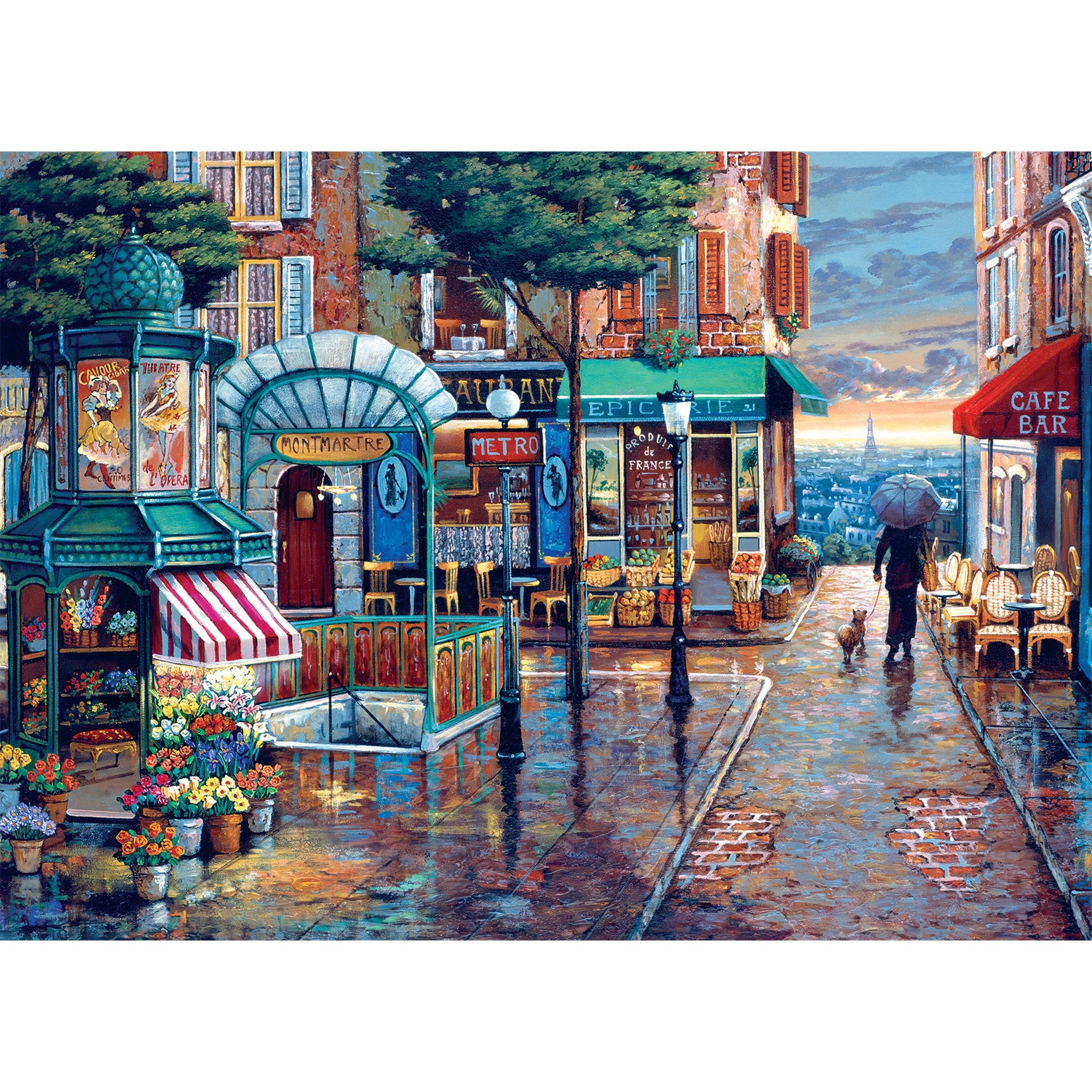 Rainy Day Stroll 1000 Piece Puzzle